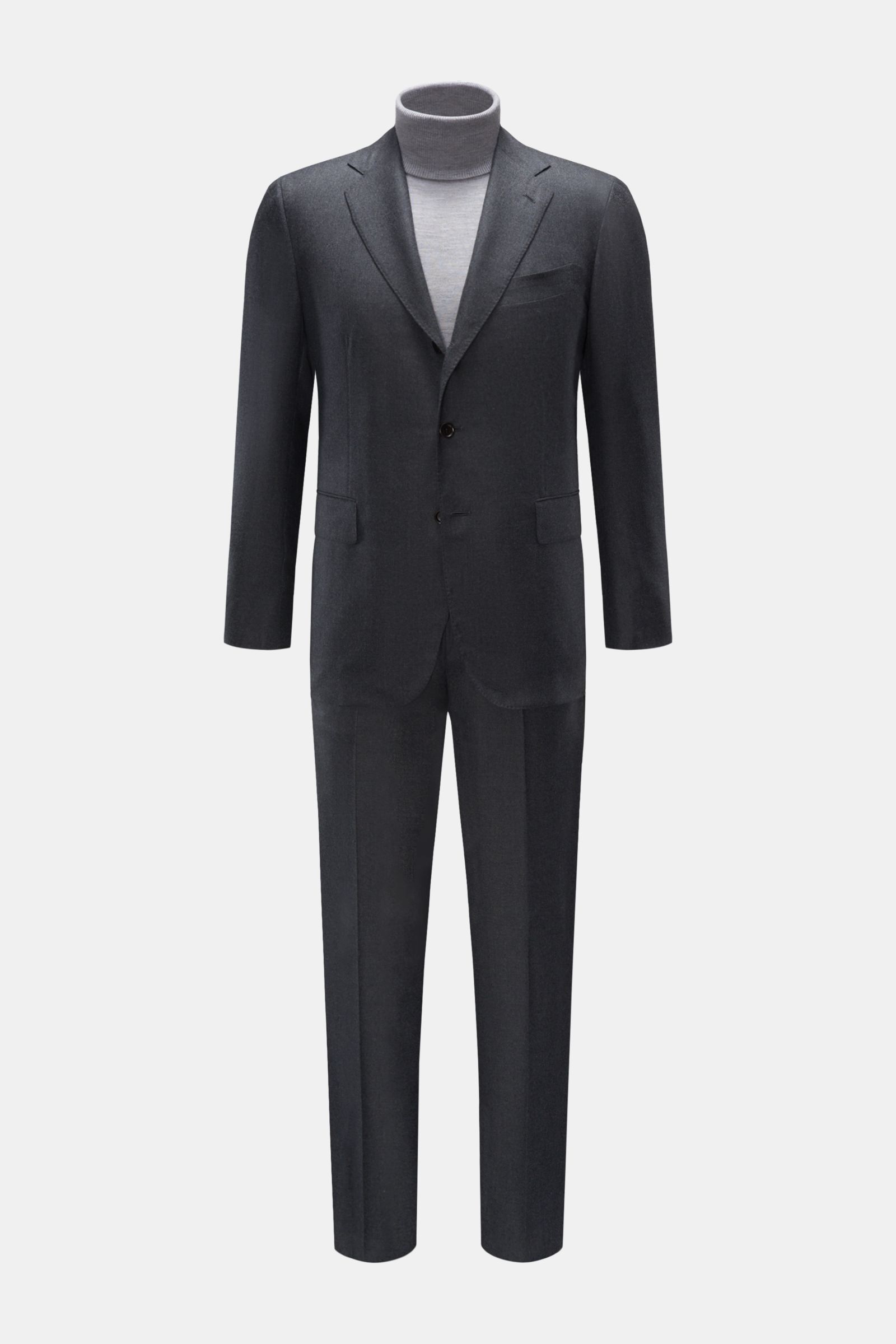 STILE LATINO suit 'Vincenzo' dark grey mottled | BRAUN Hamburg