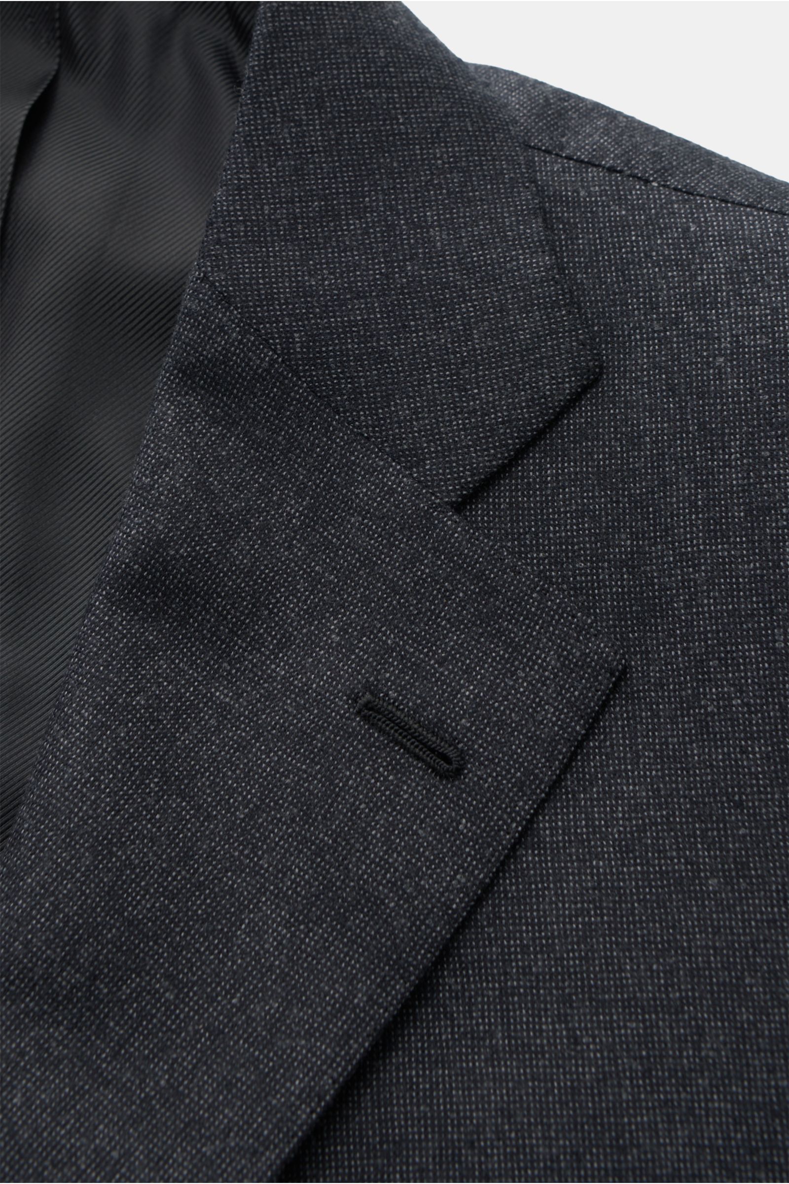 Cesare Attolini Anzug 'Drop 7' dunkelgrau meliert