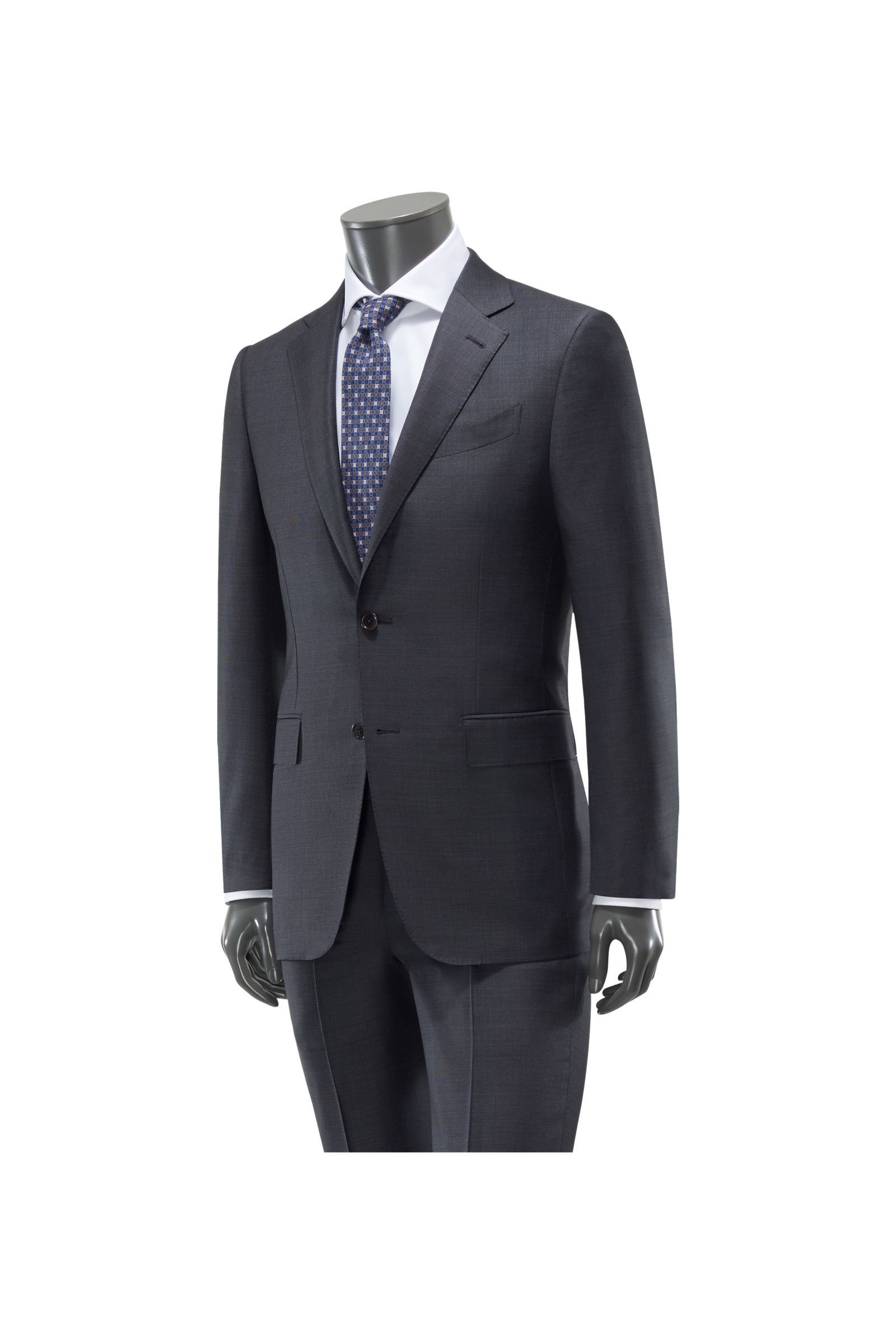 Suit 'Trofeo Milano Regular Fit' anthracite patterned