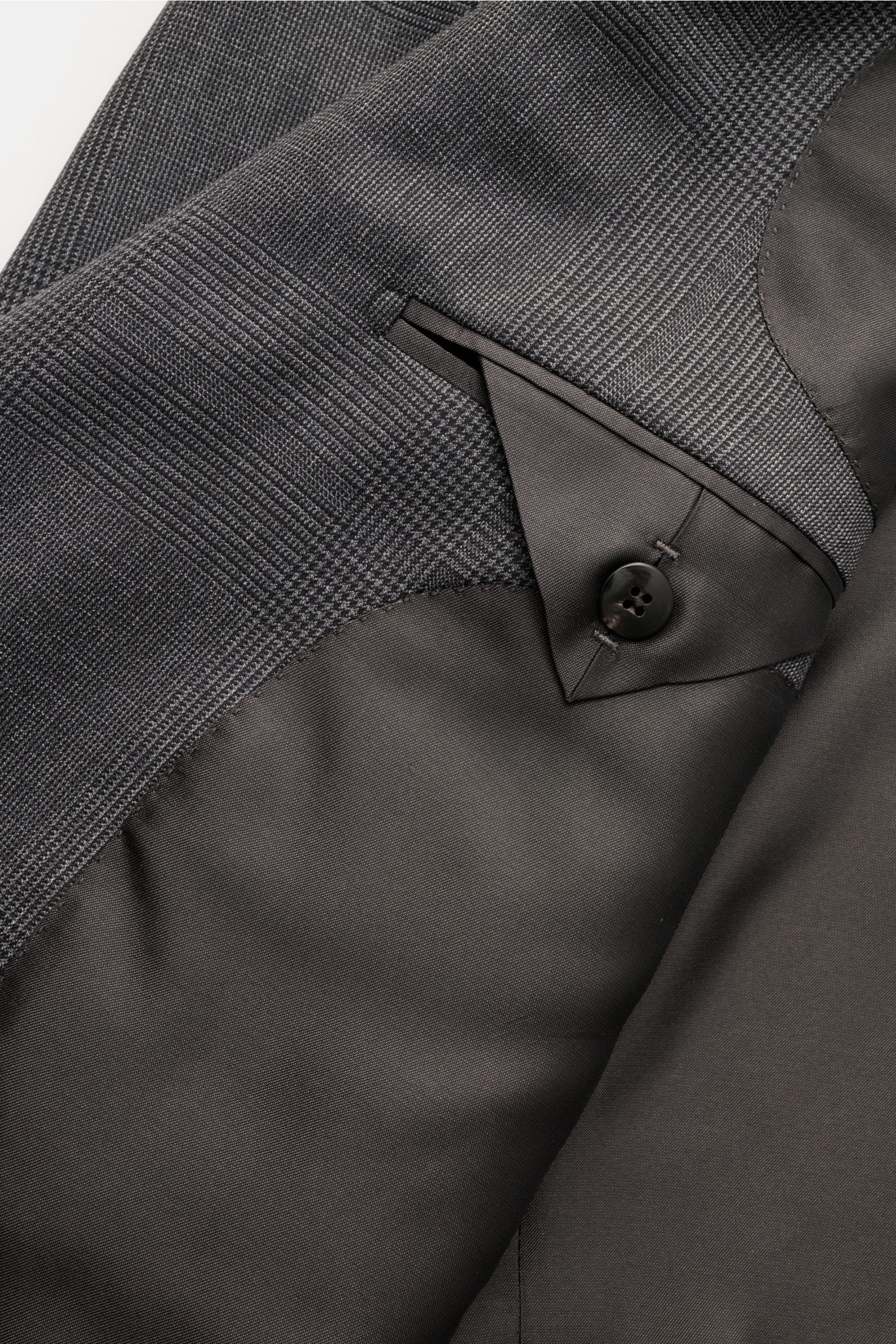 Tom Ford Anzug 'Shelton' grau/schwarz kariert