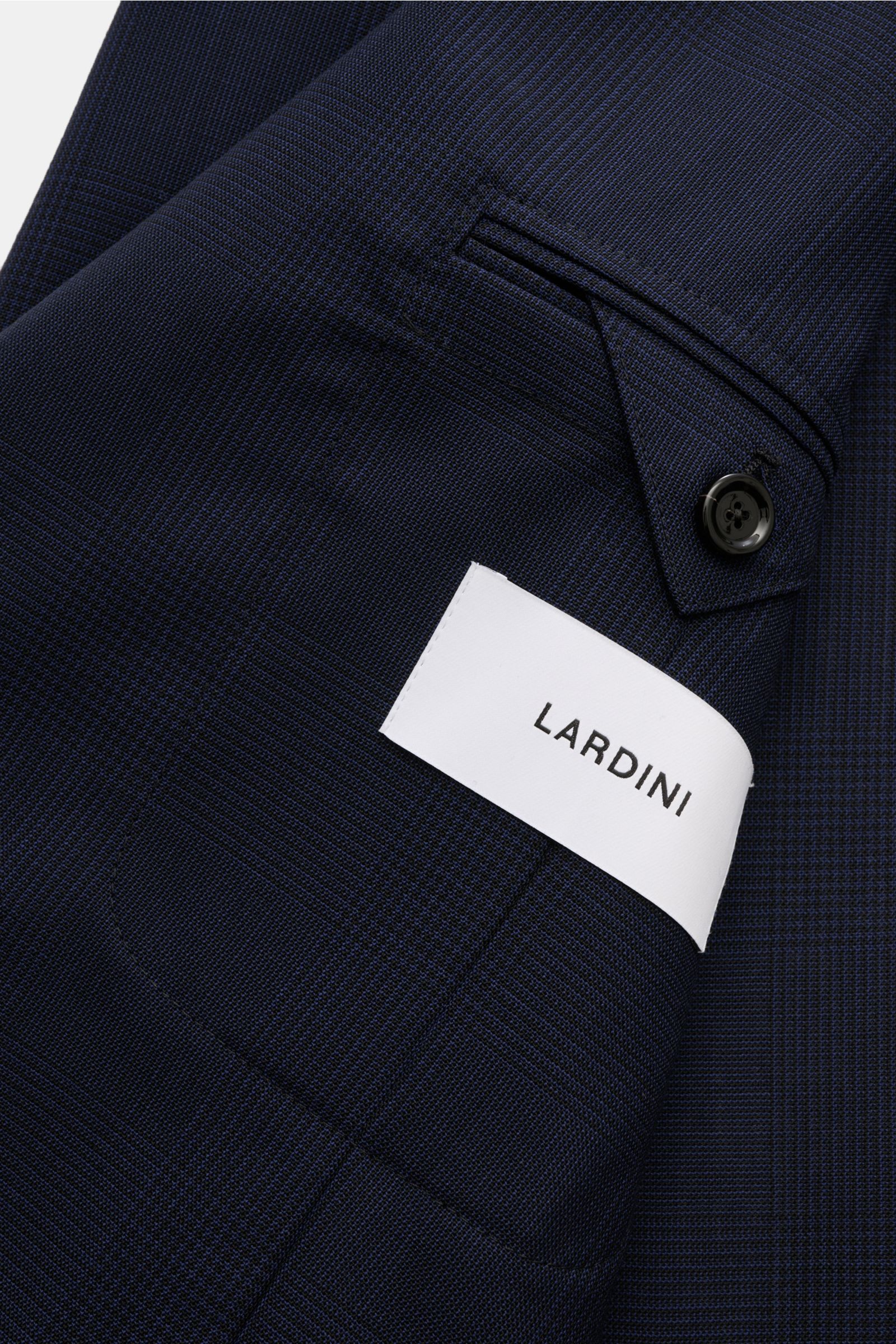 Lardini Anzug navy kariert