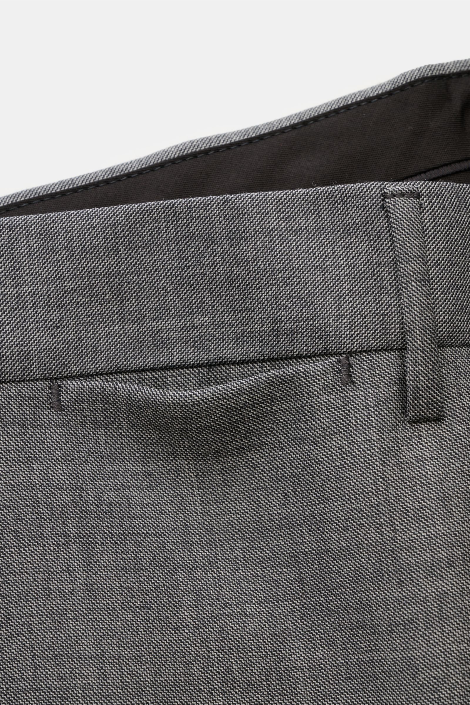 Tagliatore Anzug 'Vesuvio' dunkelgrau meliert