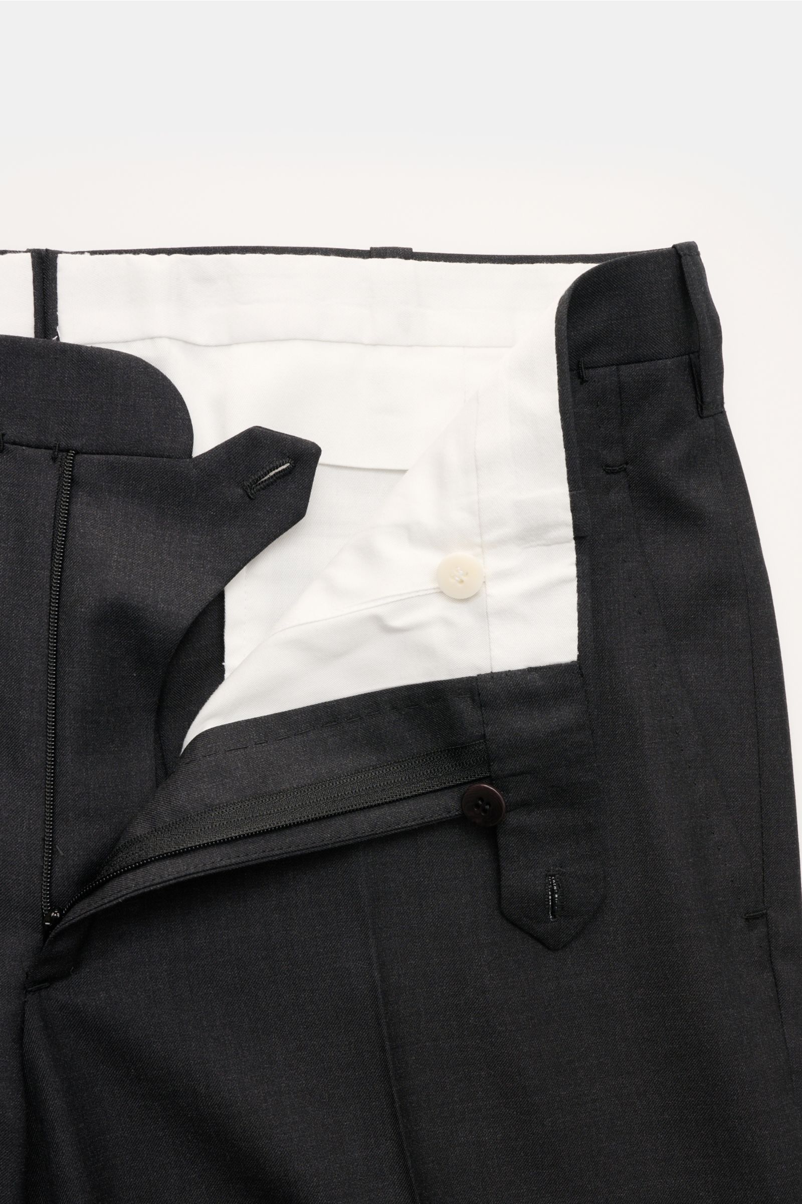 Cesare Attolini Anzug dunkelgrau meliert