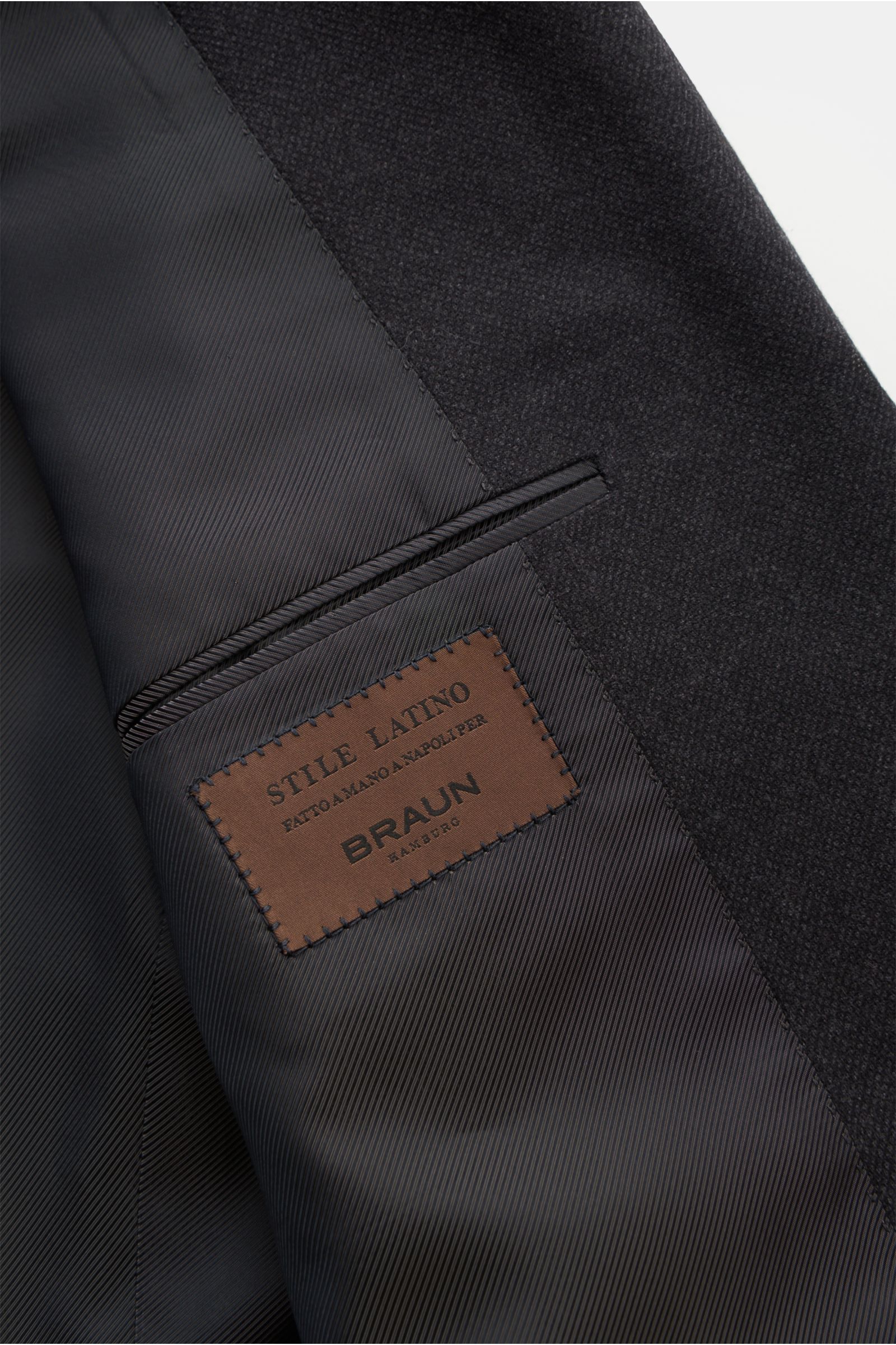 Stile Latino Anzug 'Vincenzo' anthrazit meliert