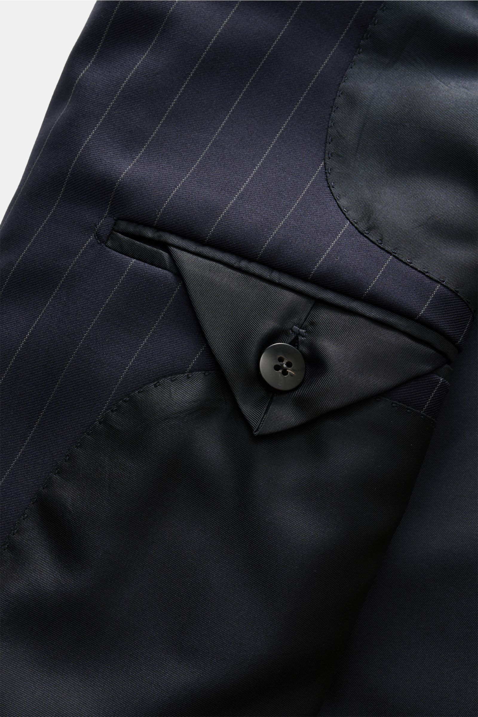 Tom Ford Anzug 'Shelton' dark navy/grau gestreift