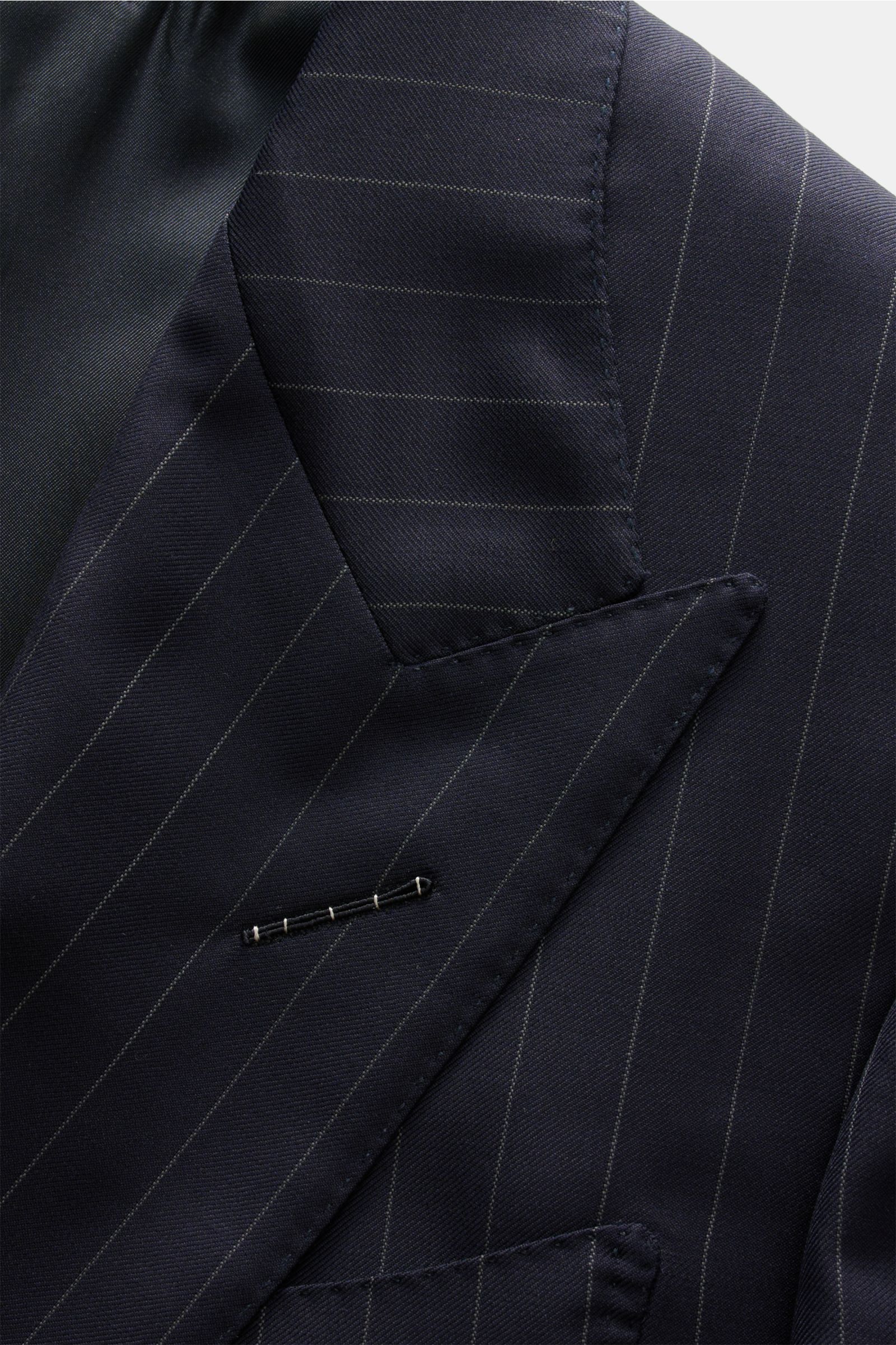 Tom Ford Anzug 'Shelton' dark navy/grau gestreift