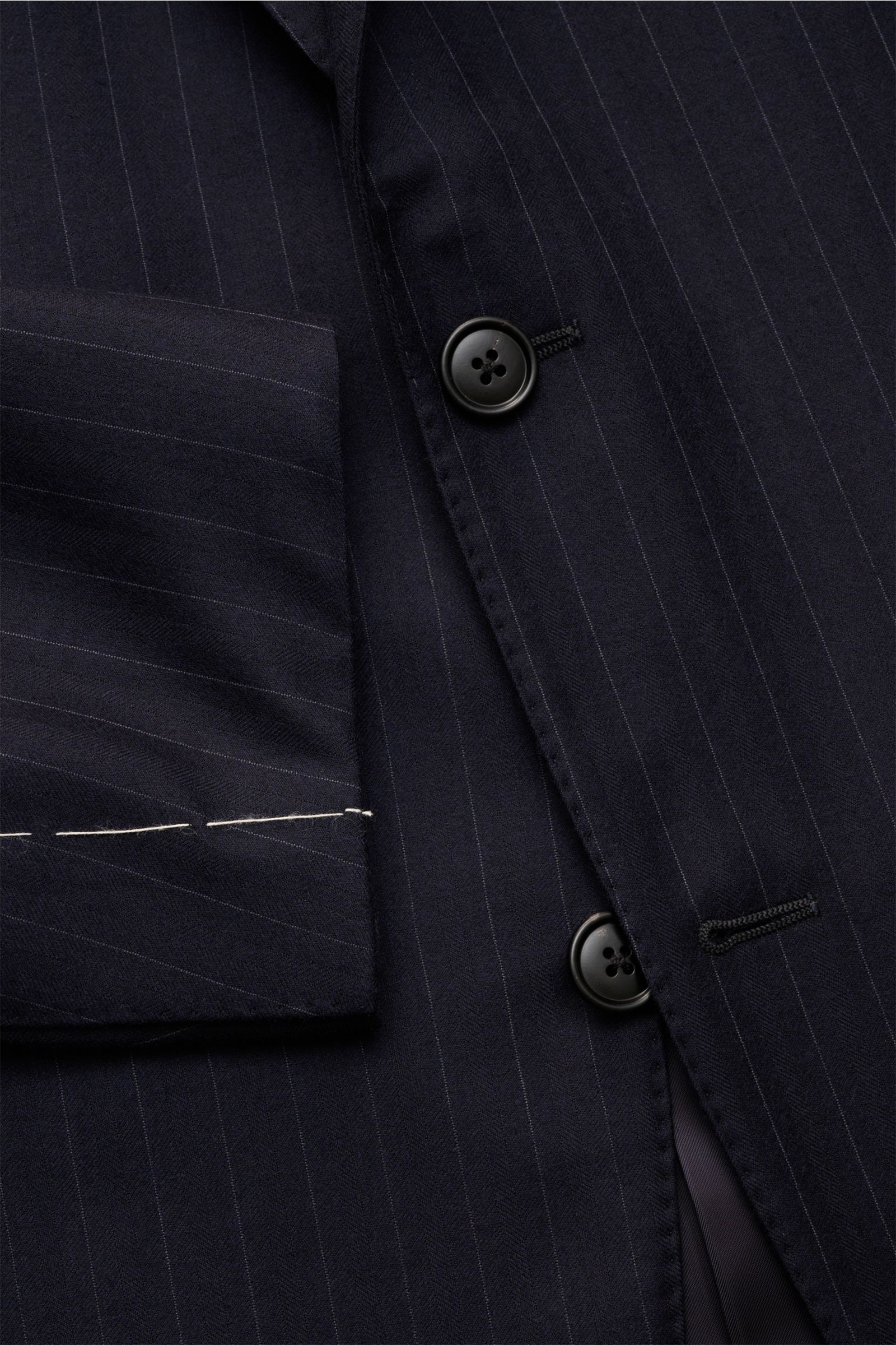 Belvest Anzug navy/grau gestreift