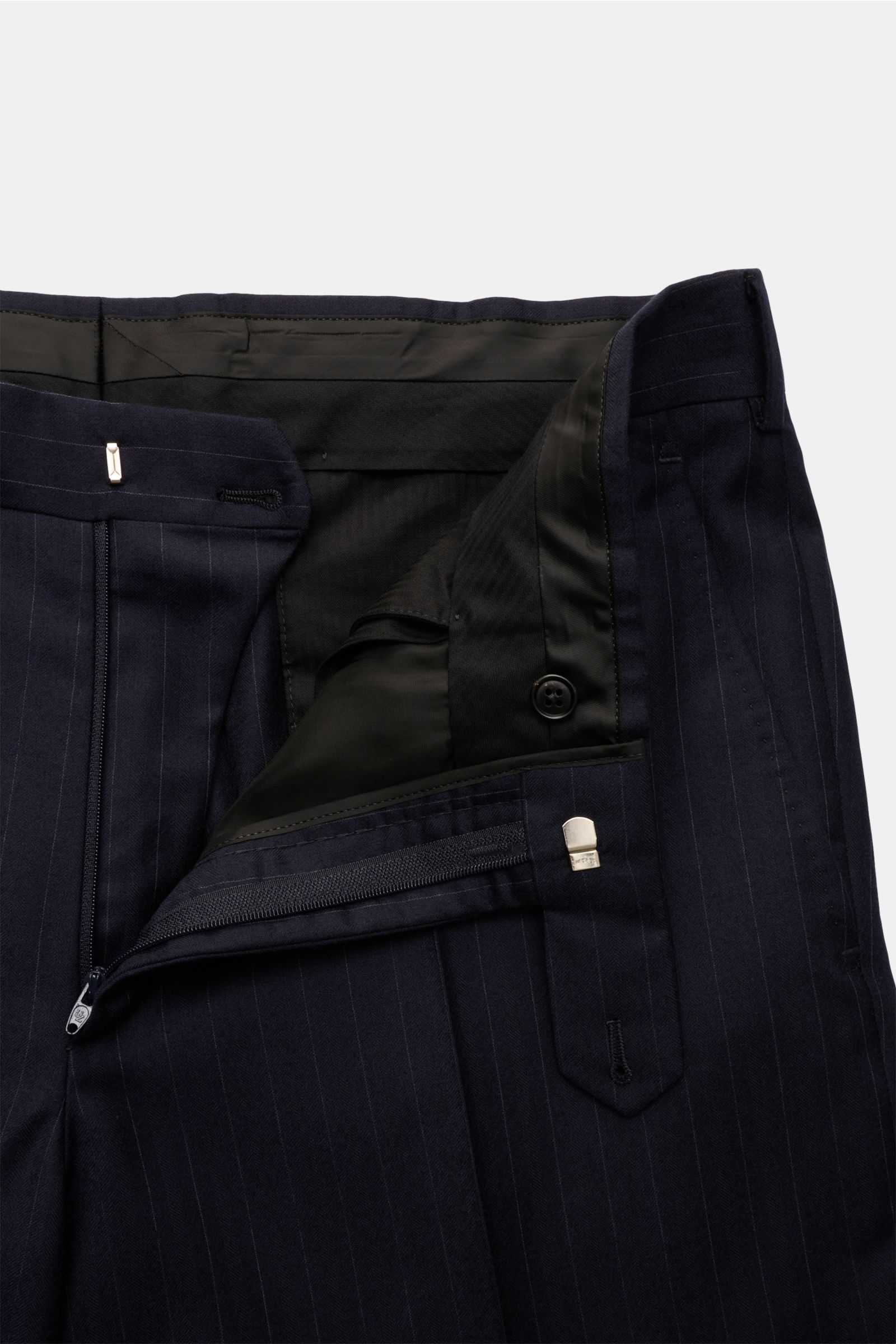 Belvest Anzug navy/grau gestreift