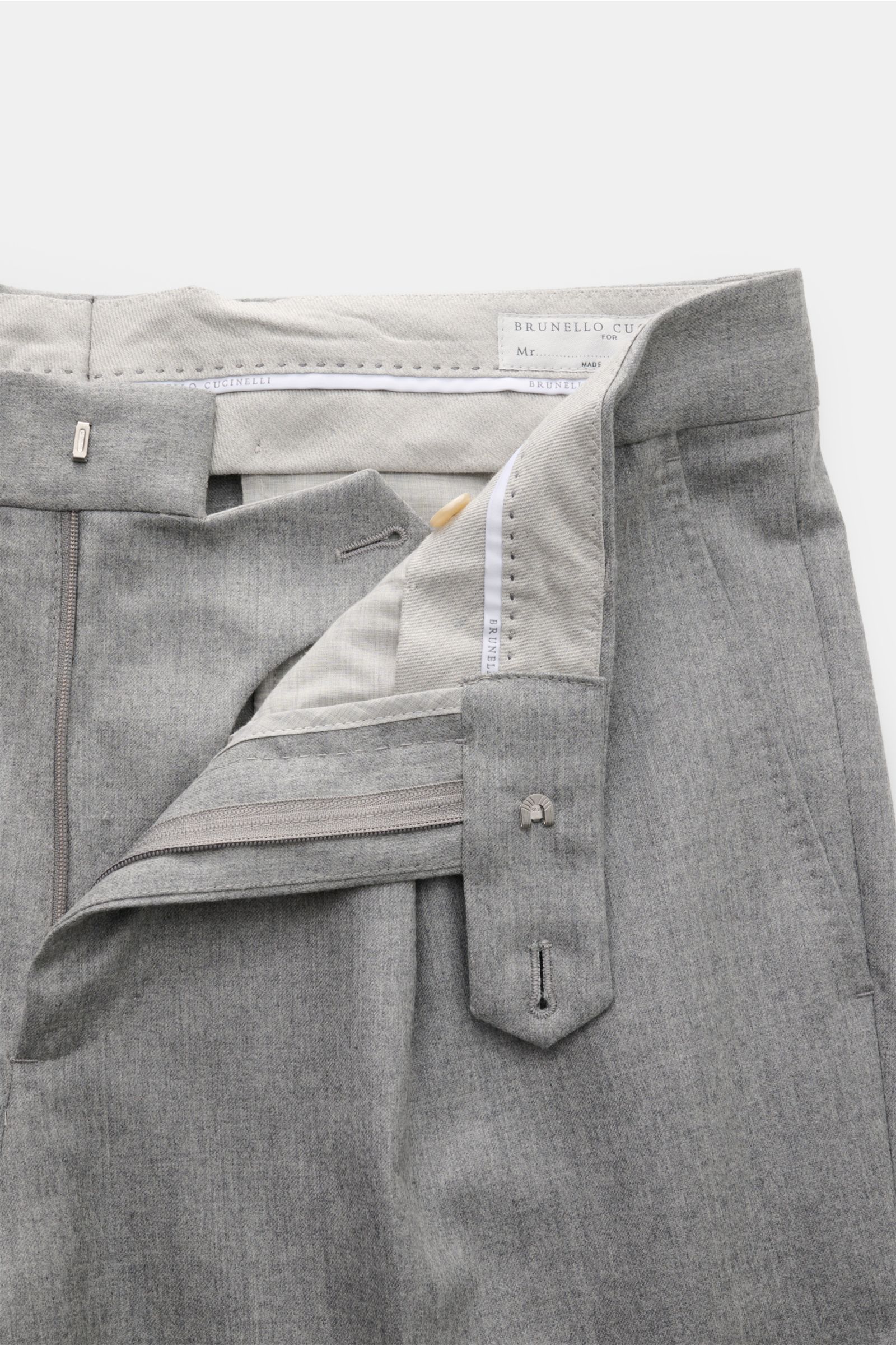 BRUNELLO CUCINELLI wool suit grey mottled | BRAUN Hamburg