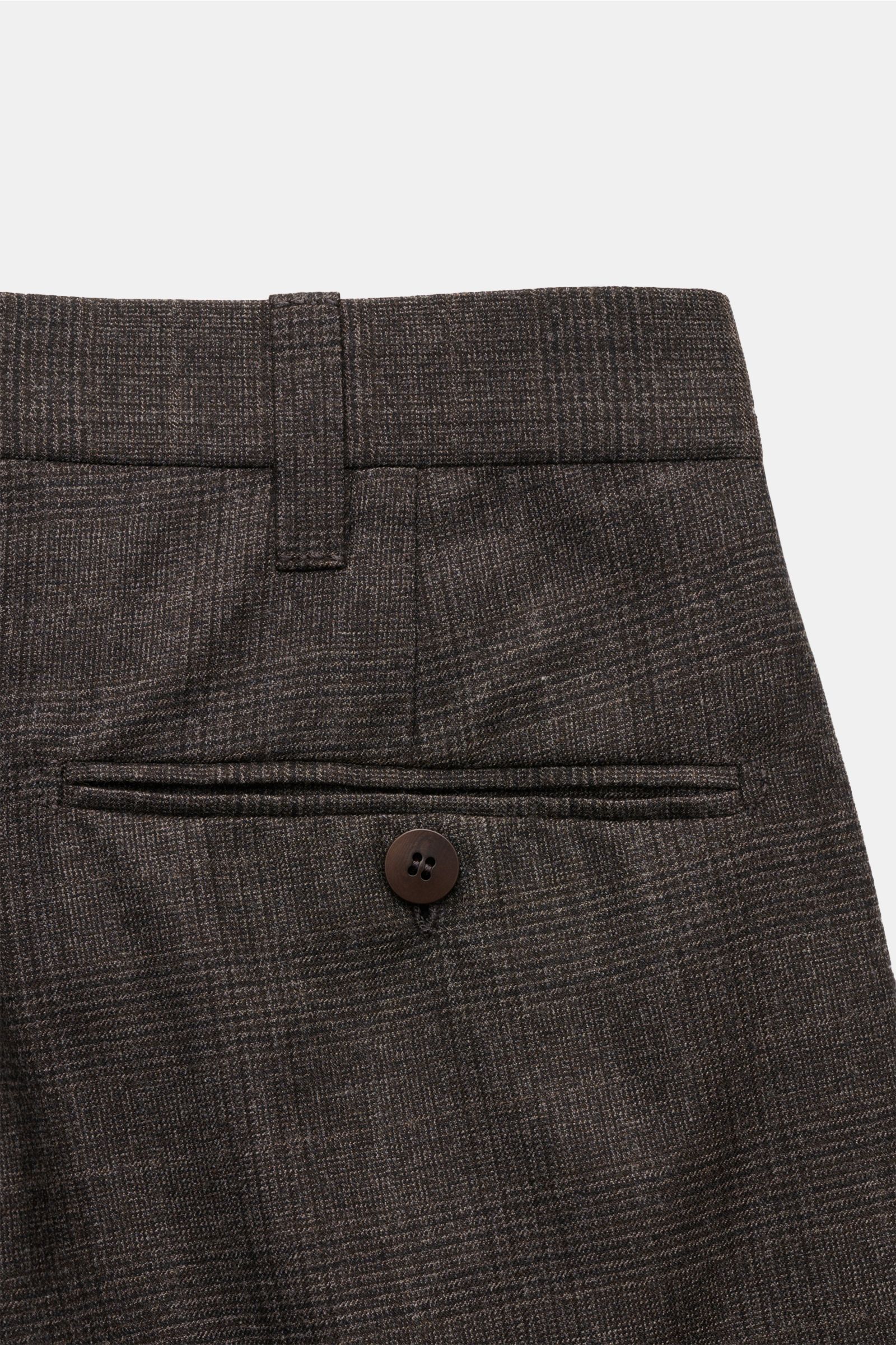 Cesare Attolini Anzug graubraun kariert