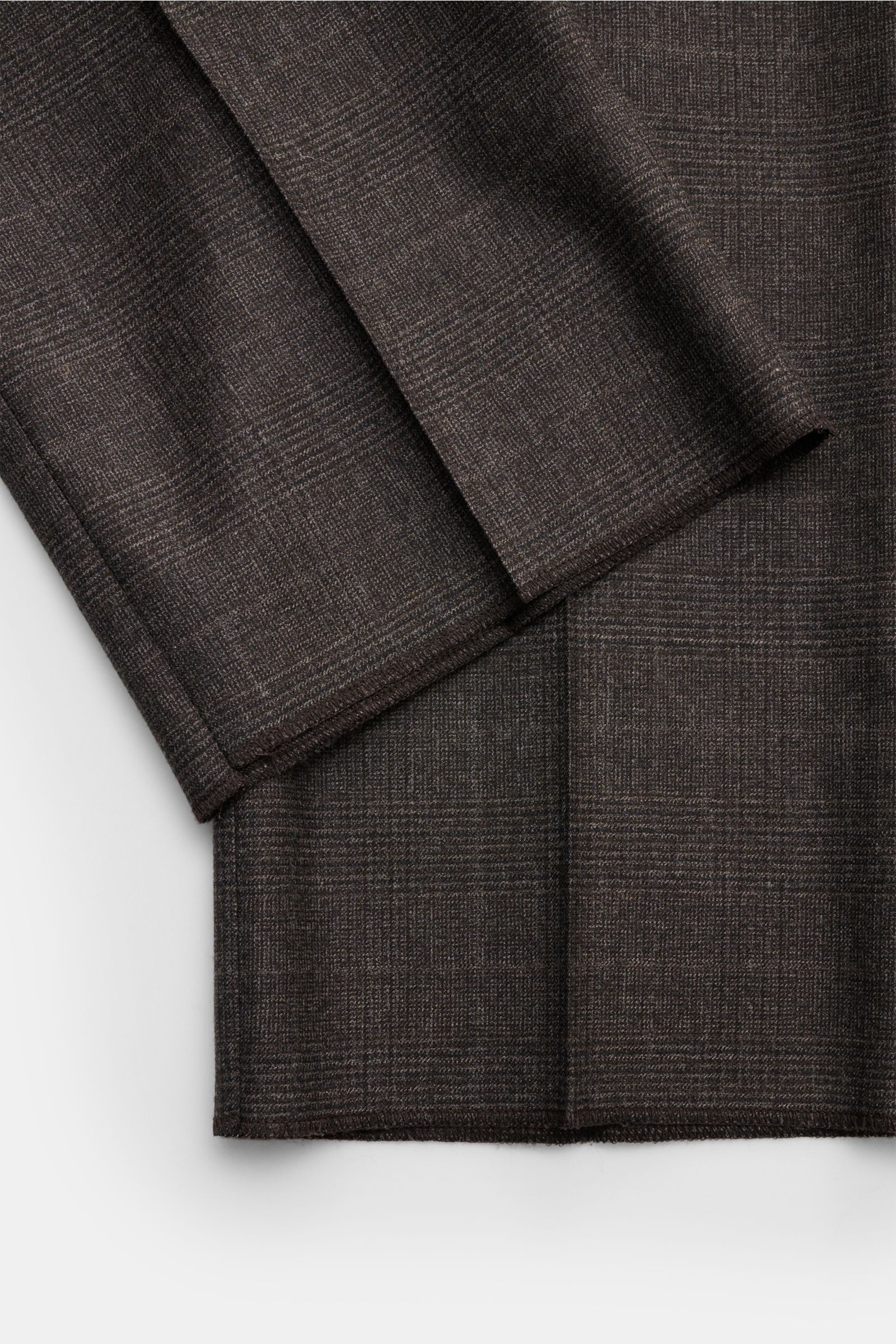 Cesare Attolini Anzug graubraun kariert