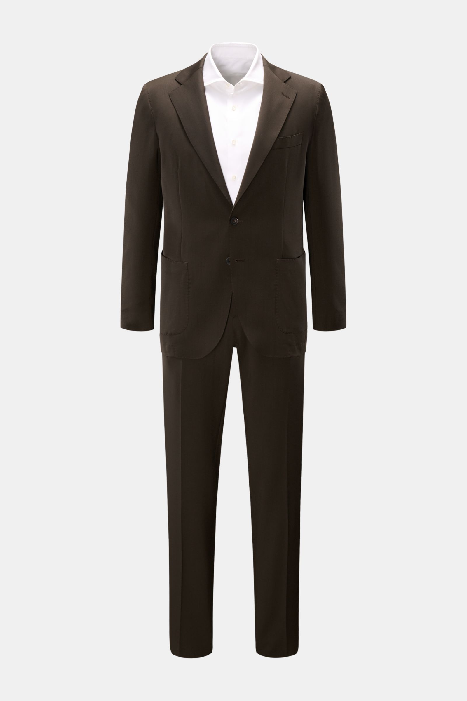Santaniello Anzug dunkelbraun