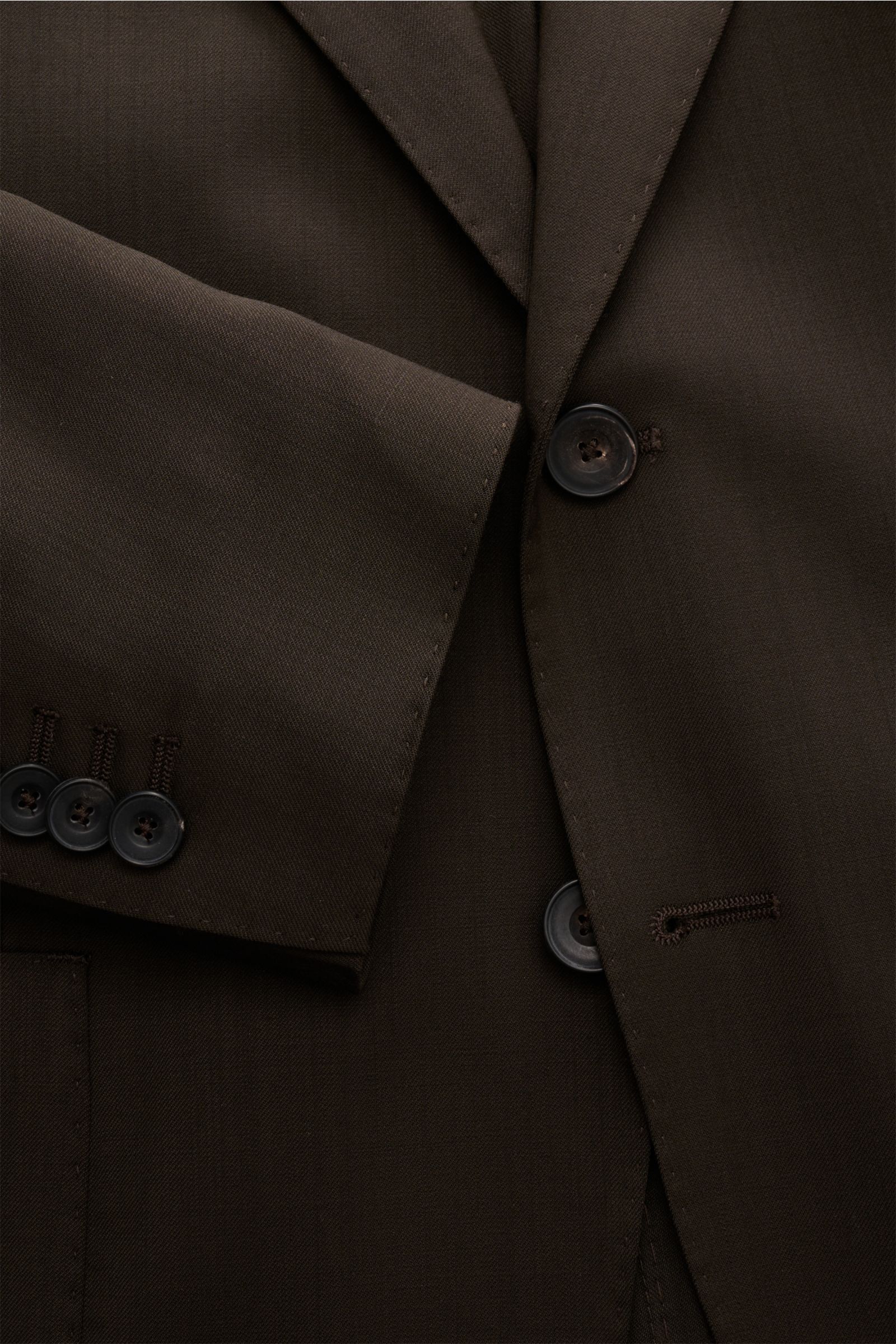 Santaniello Anzug dunkelbraun
