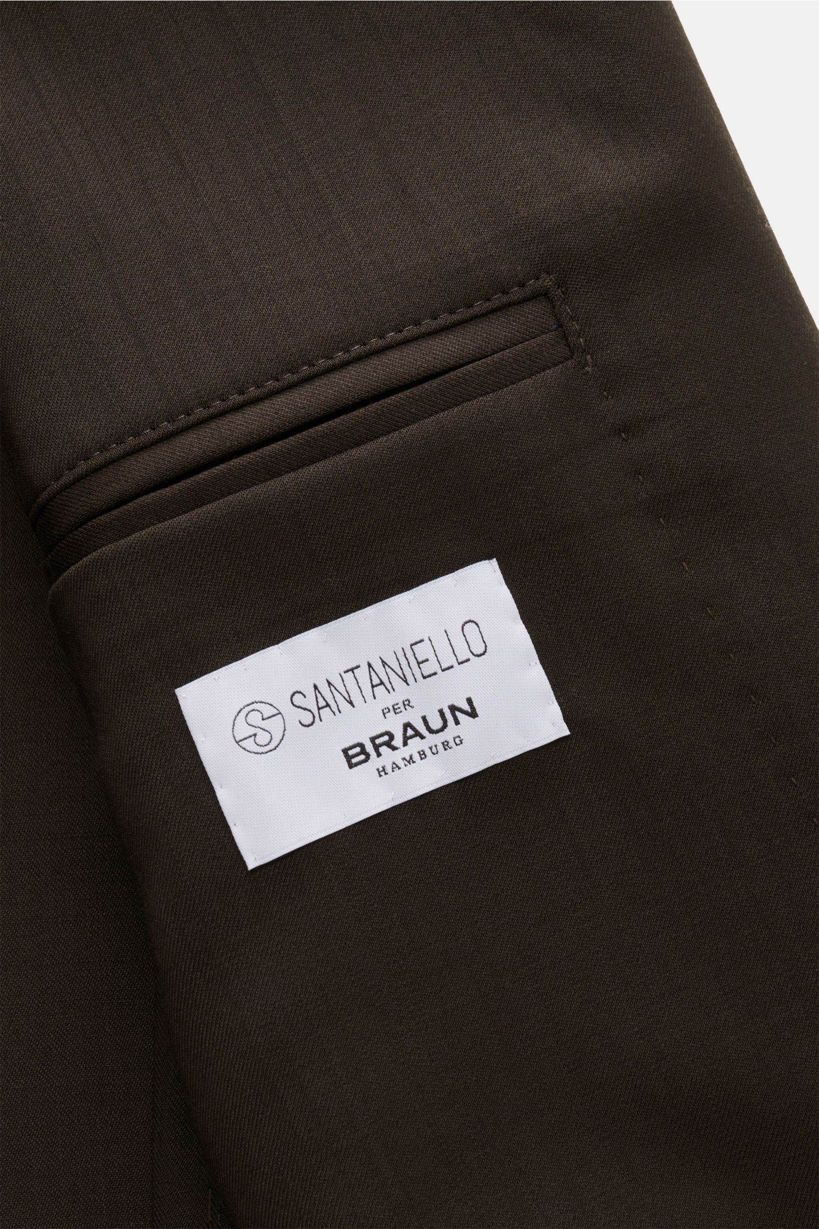 Santaniello Anzug dunkelbraun