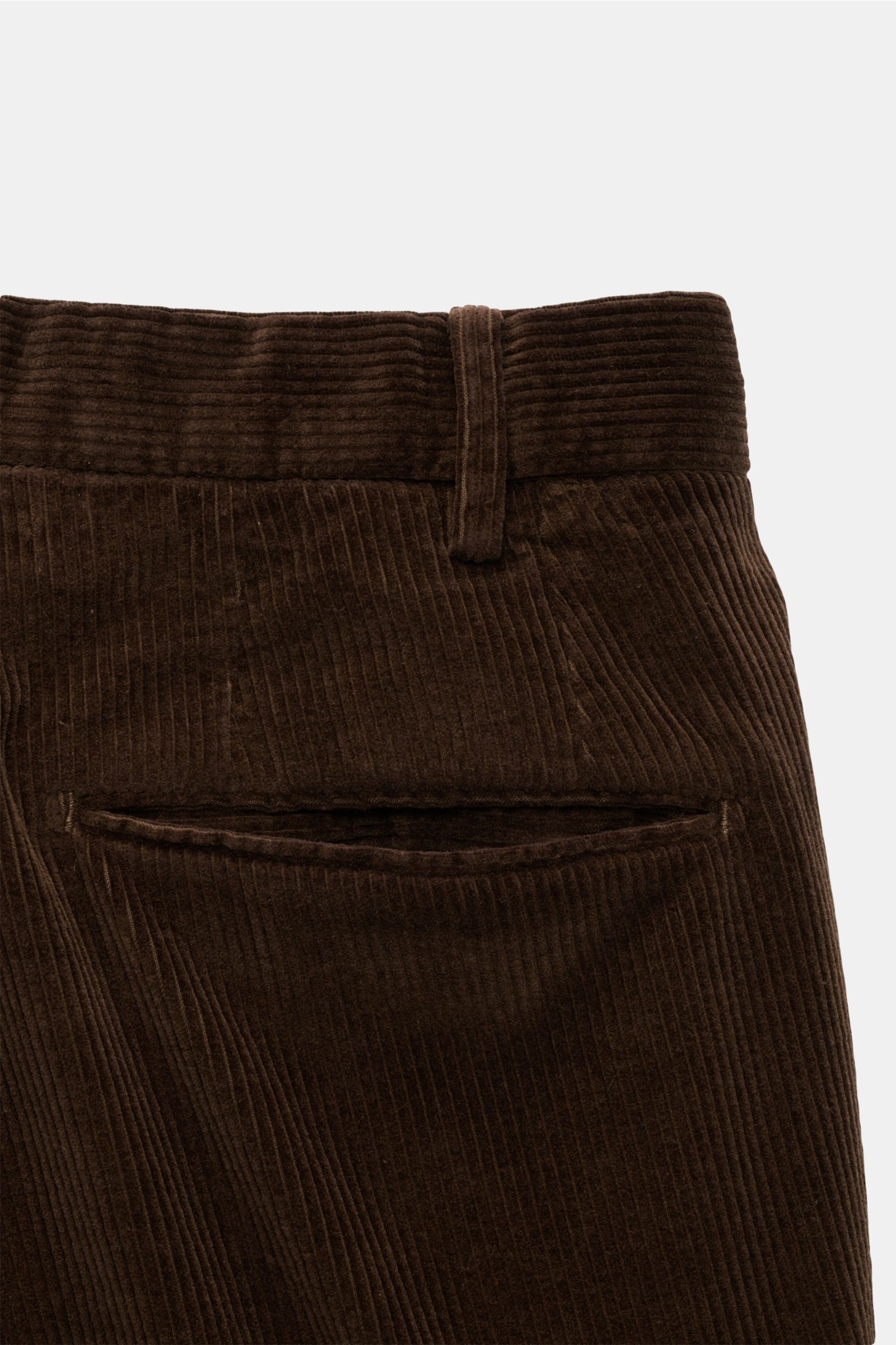 Santaniello Cordanzug dunkelbraun