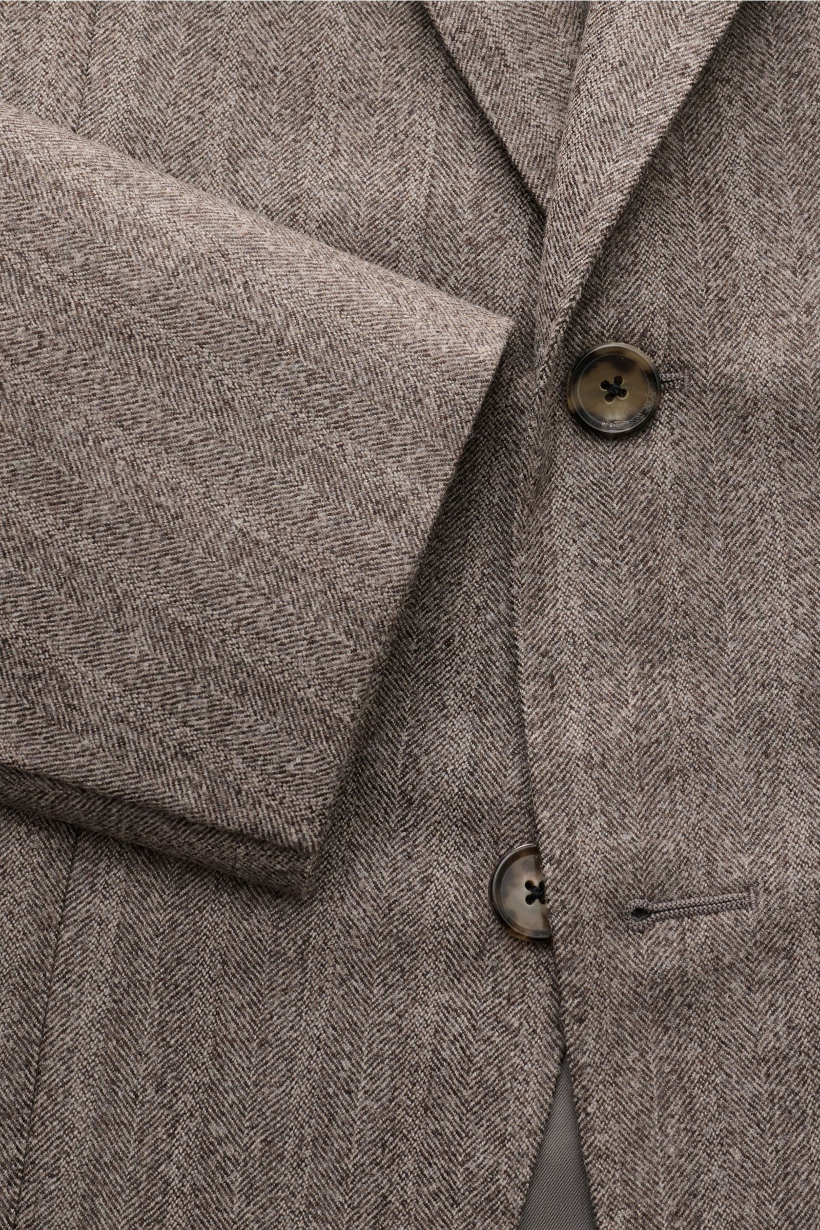 Caruso Anzug 'Aida' graubraun meliert