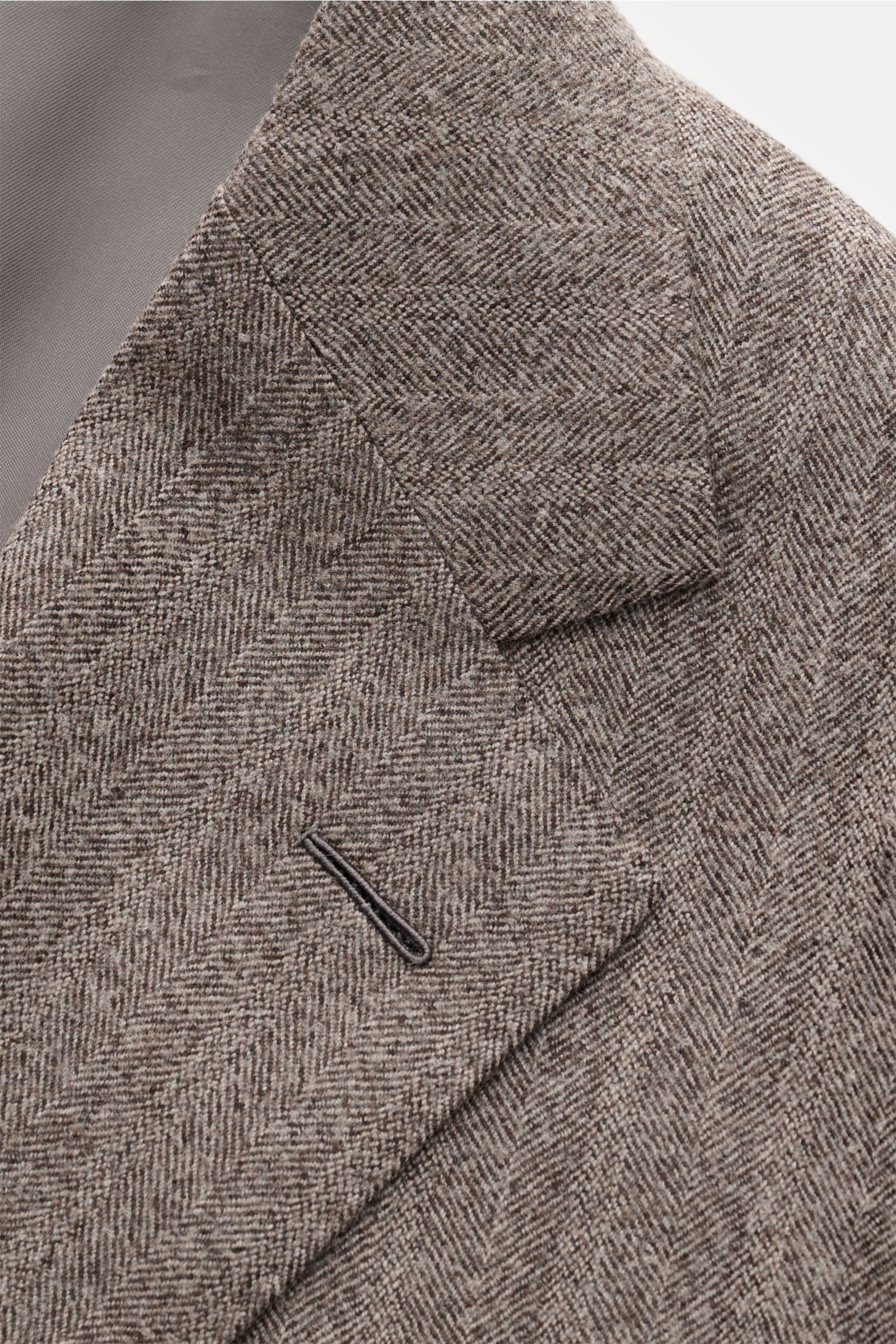 Caruso Anzug 'Aida' graubraun meliert