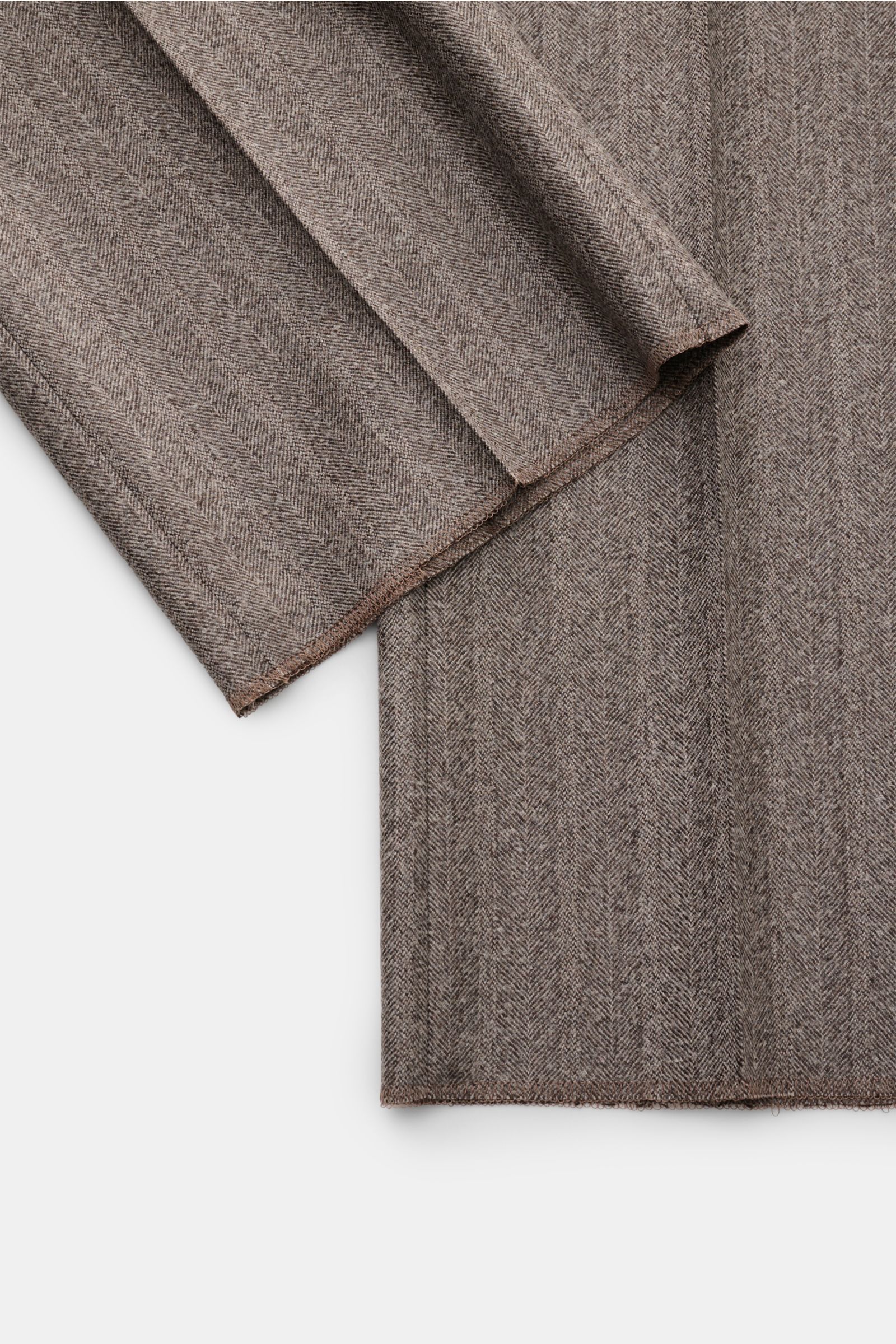 Caruso Anzug 'Aida' graubraun meliert