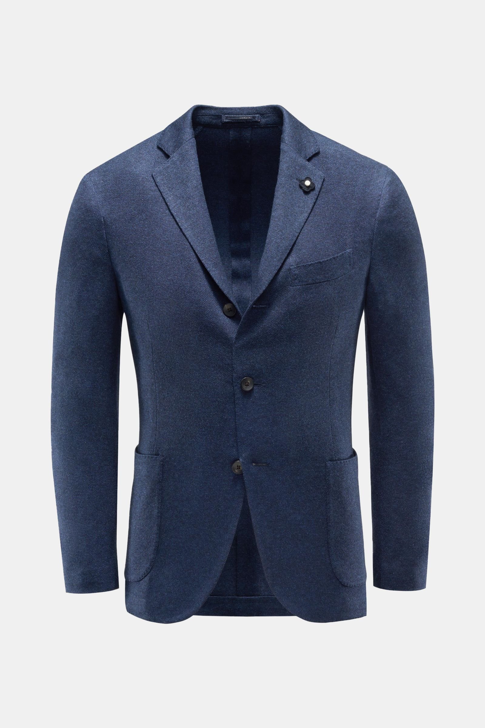 Jersey smart-casual jacket blue