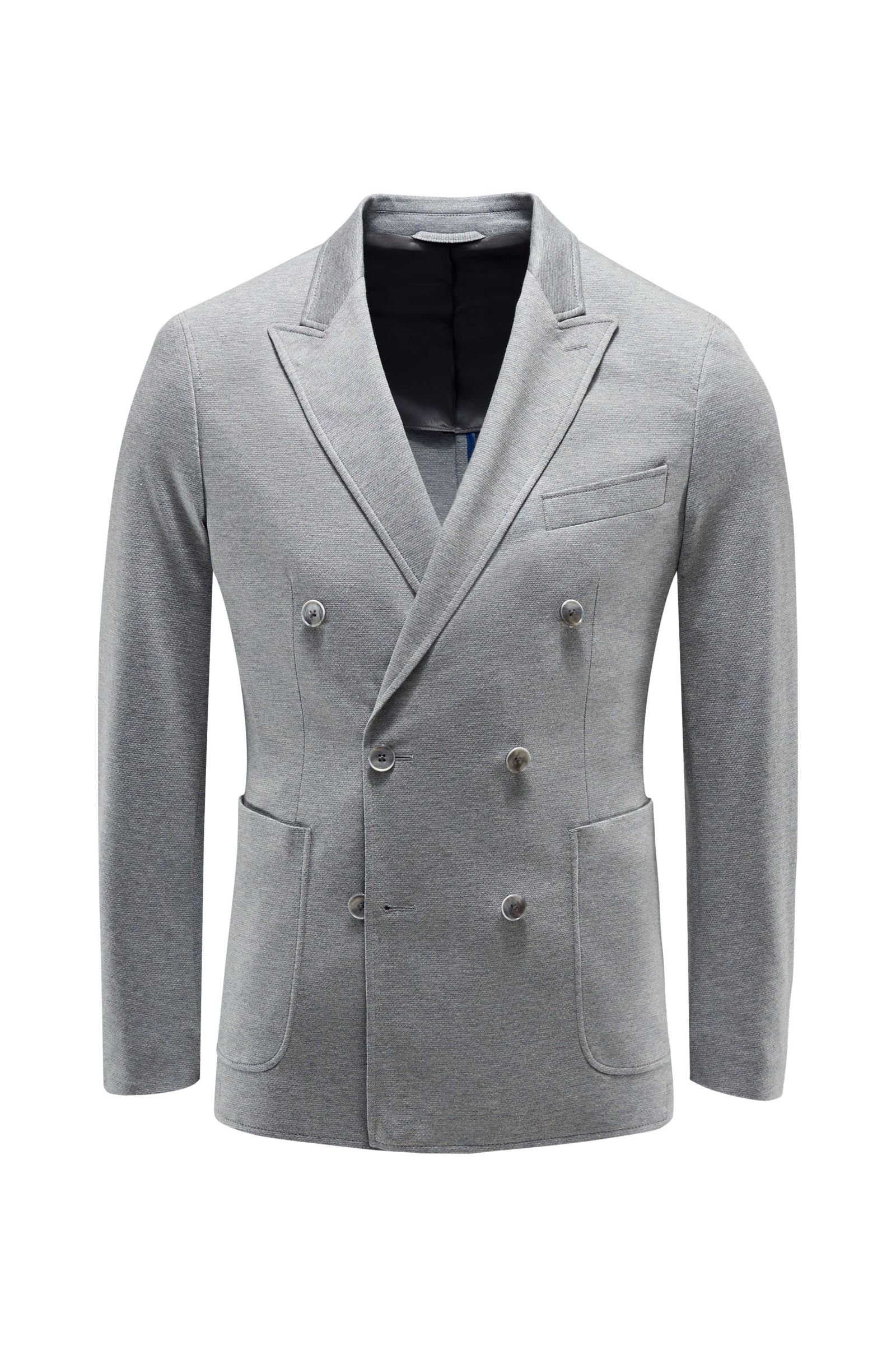 Jersey jacket light grey