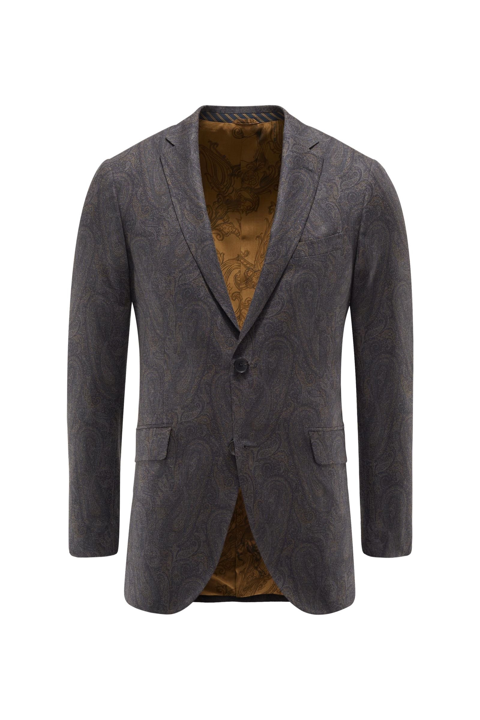 Smart-casual jacket grey patterned
