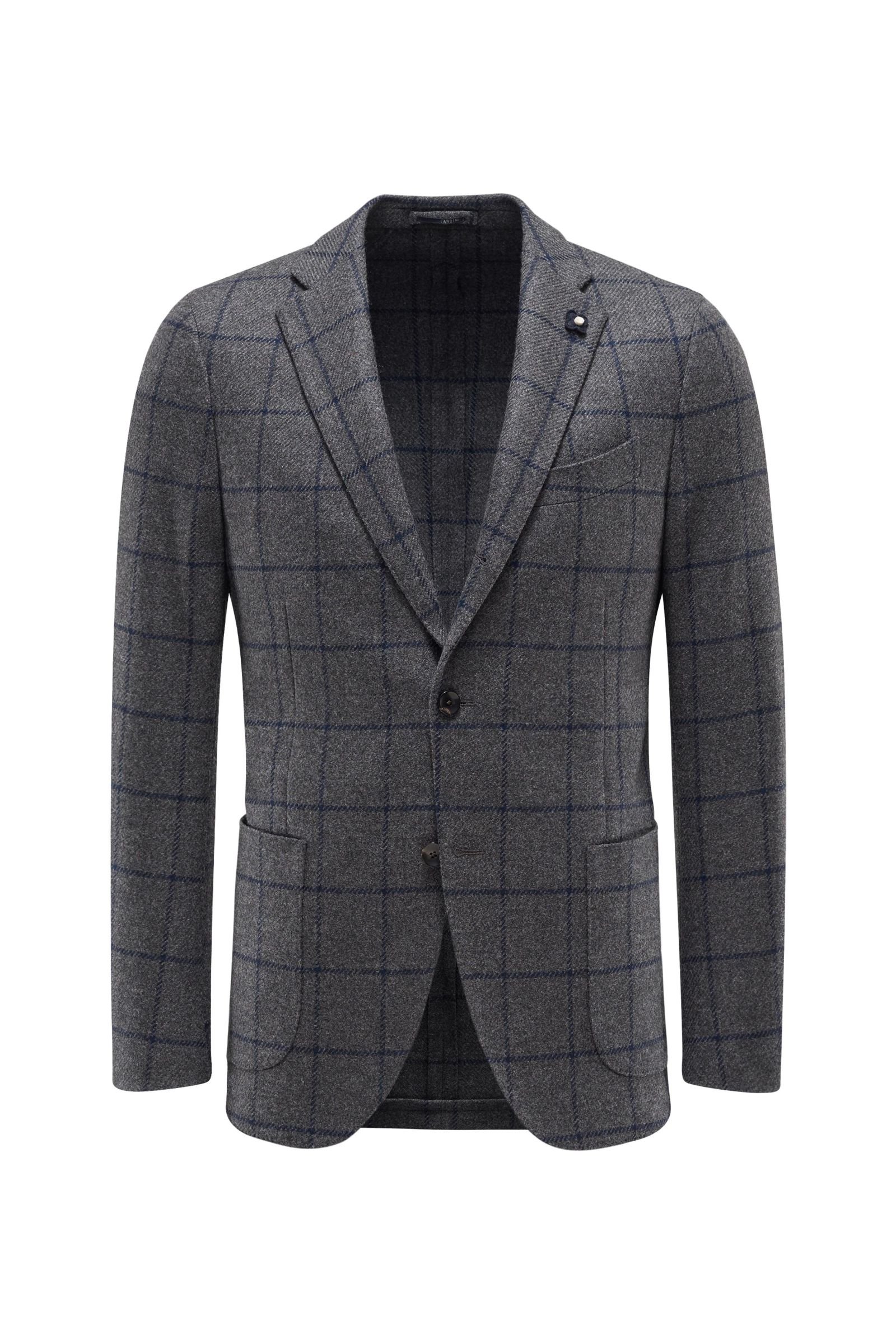 Smart-casual jacket grey checked