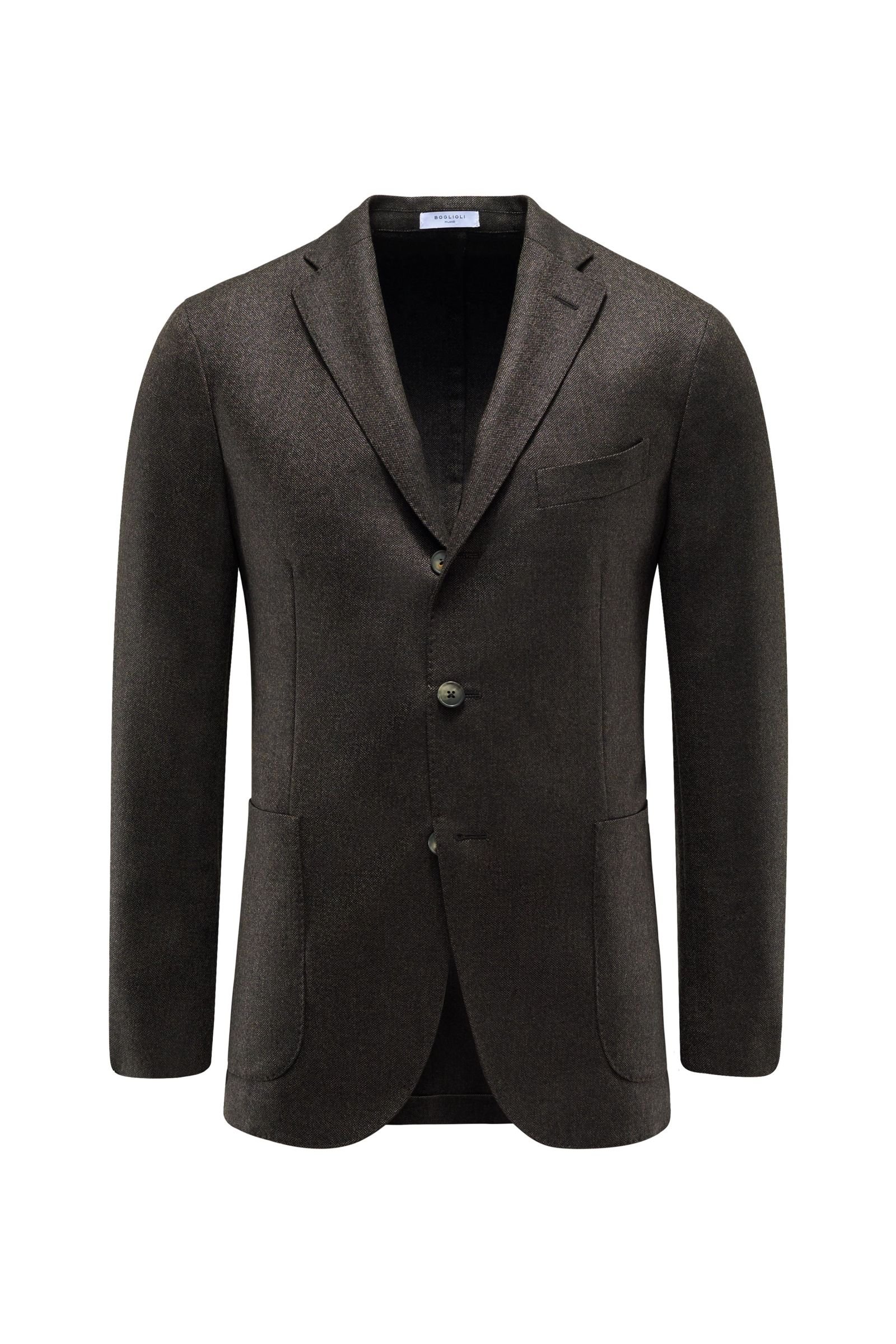 Smart-casual jacket 'Linea' dark brown