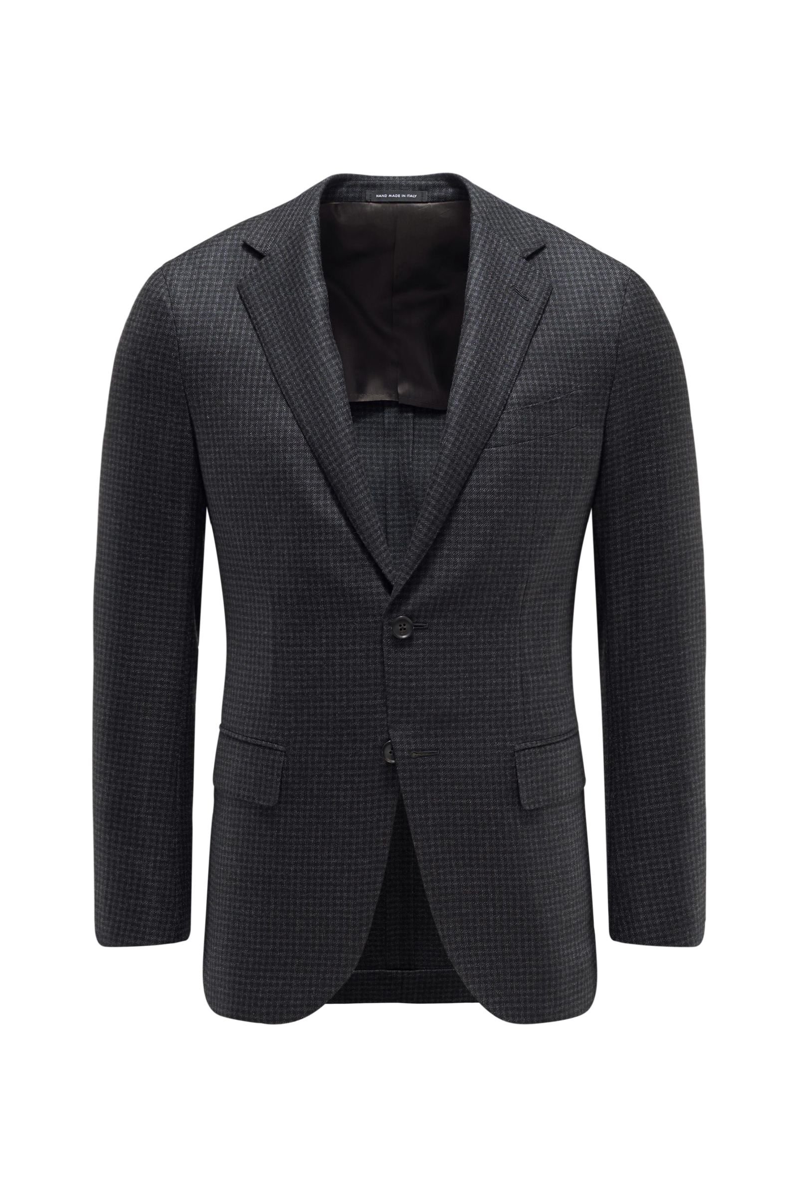 Smart-casual jacket anthracite/black checked