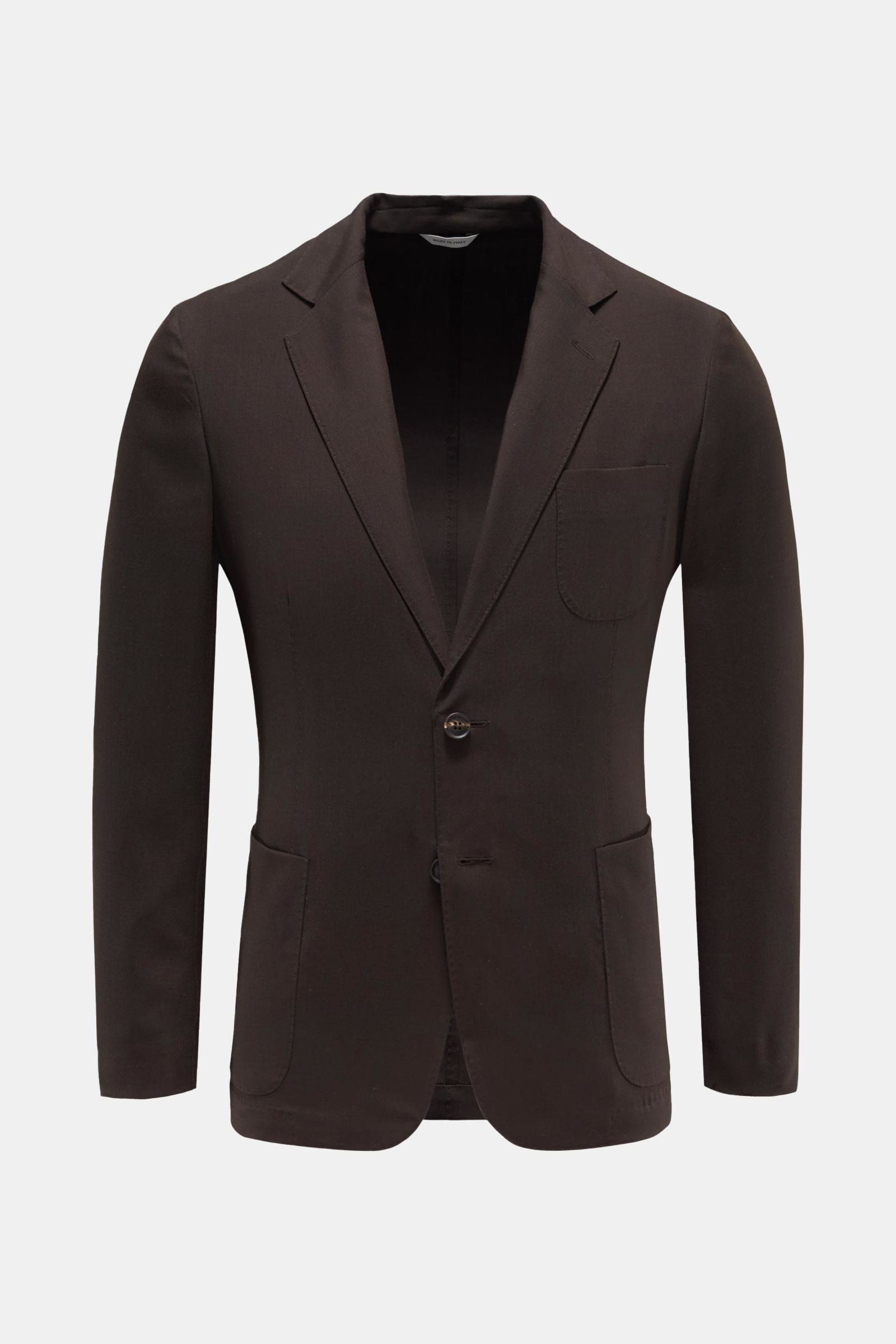 Cashmere jacket dark brown