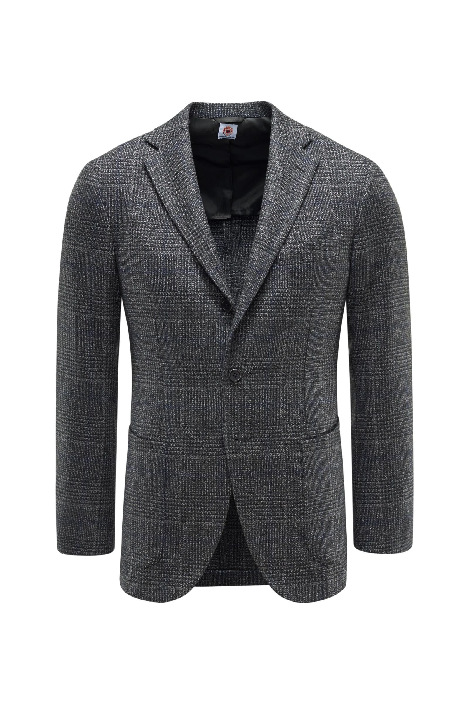Cashmere smart-casual jacket 'Salina' dark grey patterned