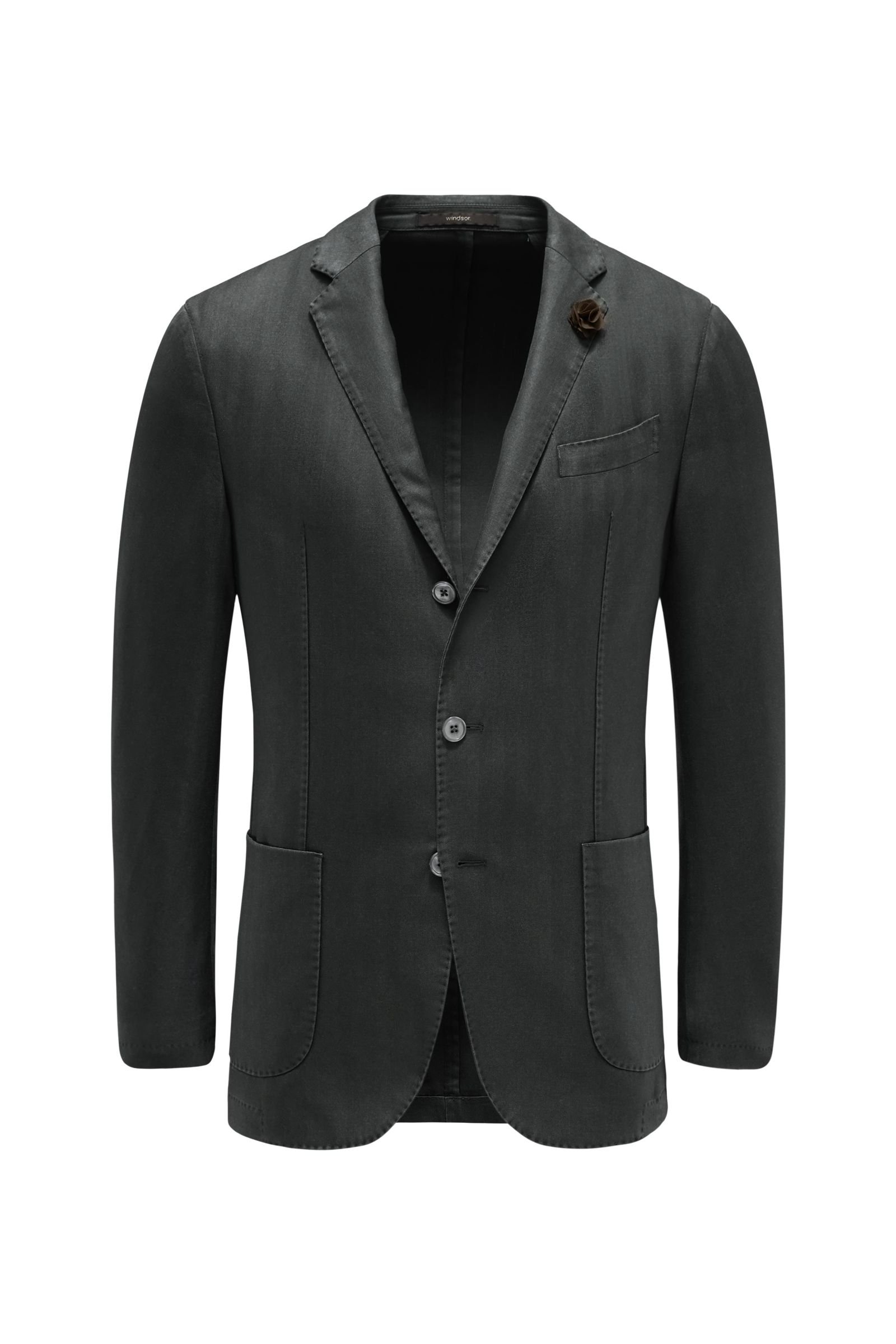 Smart-casual jacket 'Camicia' dark grey