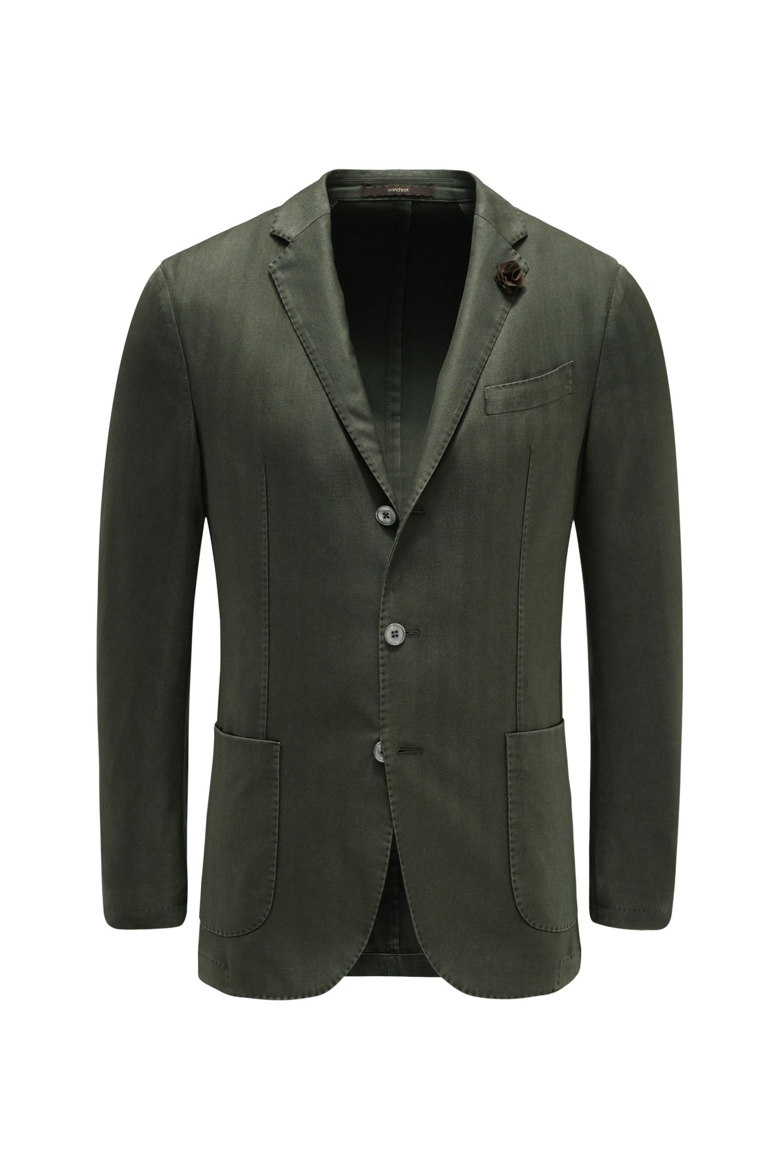 Smart-casual jacket 'Camicia' olive