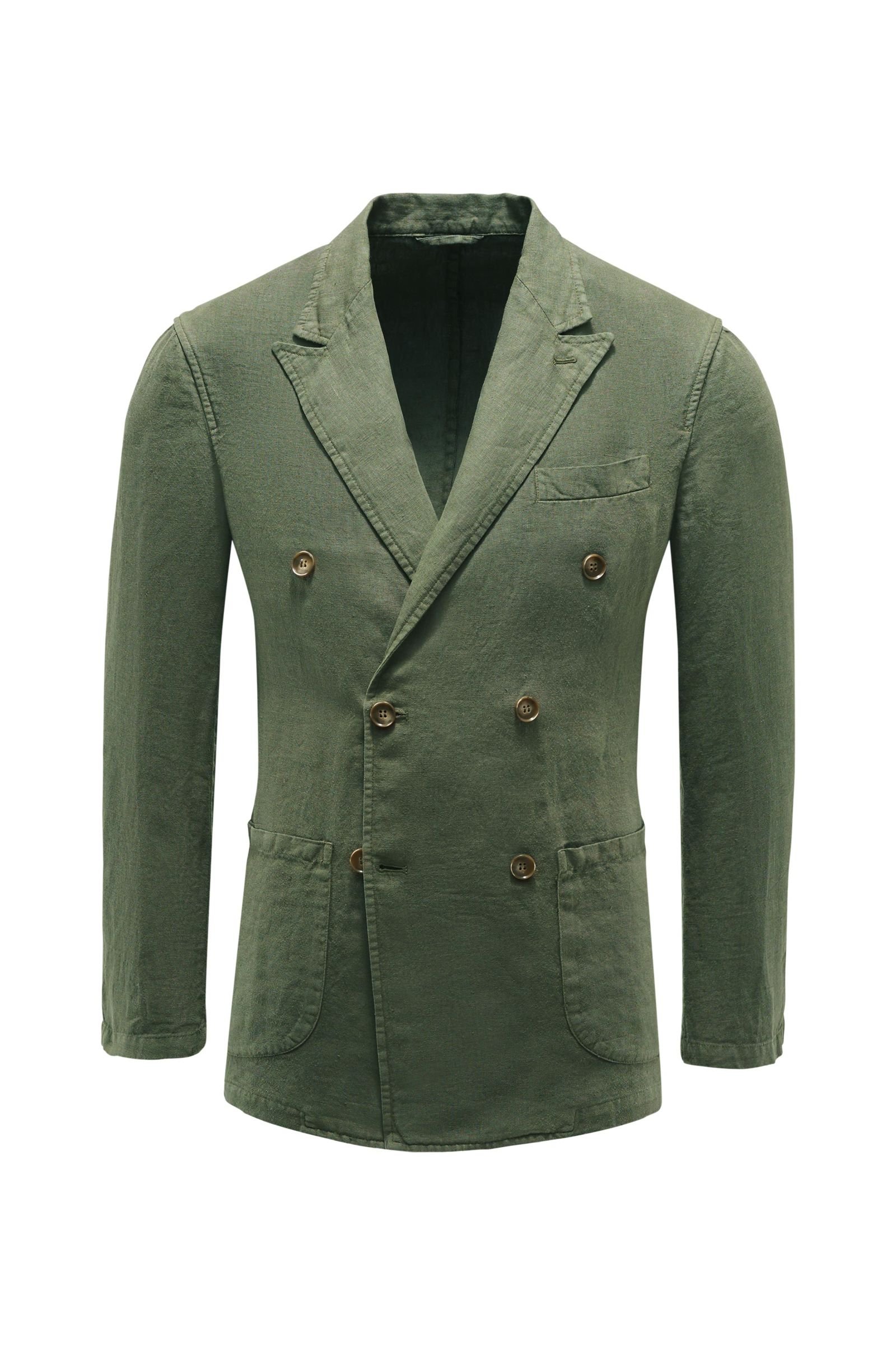 Smart-casual linen jacket 'Isola' olive