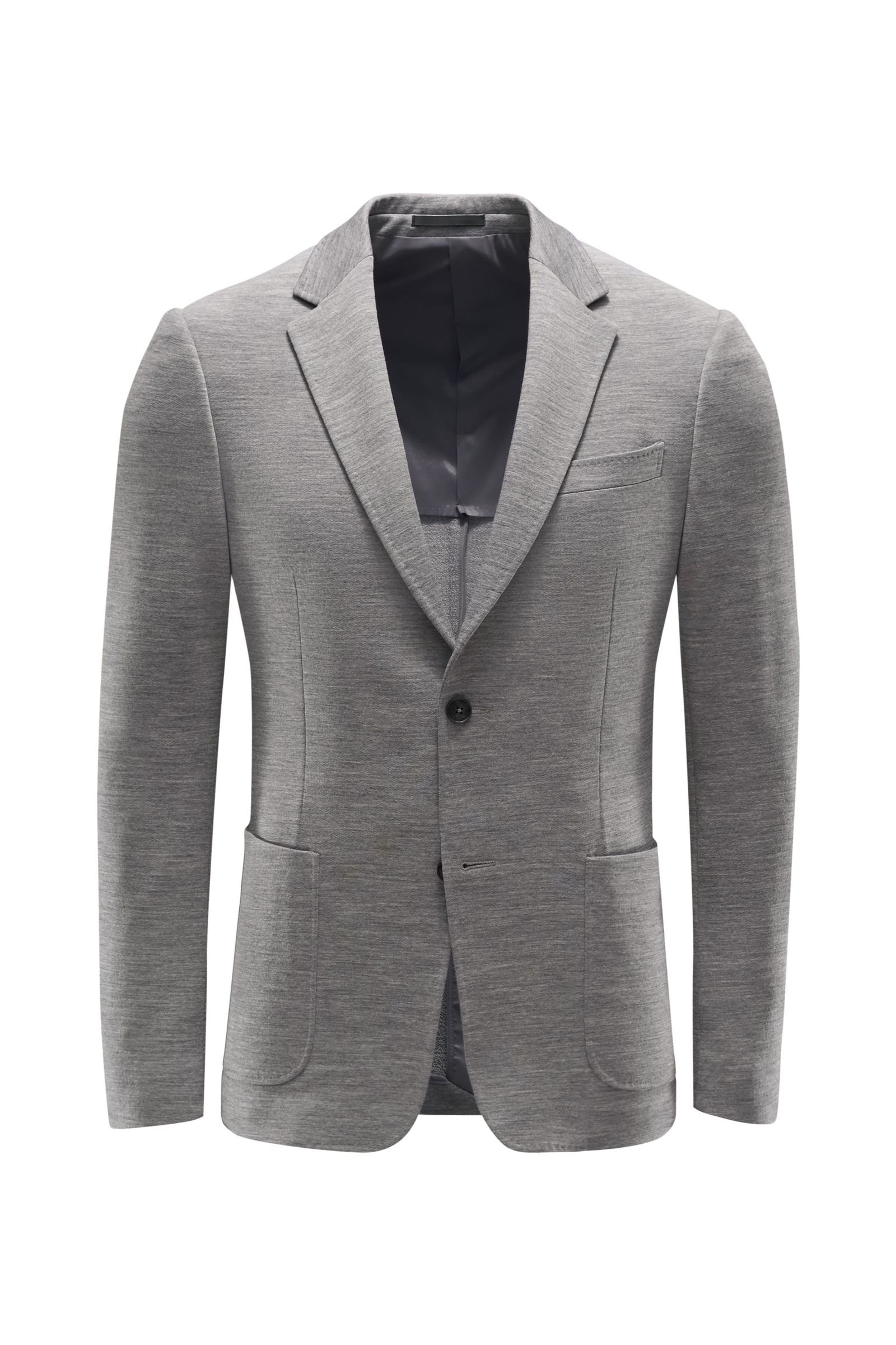 Jersey smart-casual jacket 'Techmerino' grey