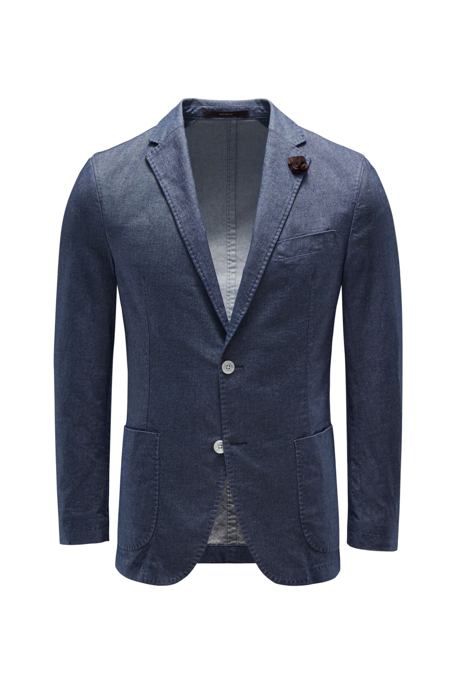 Smart-casual denim jacket 'Giro' grey-blue