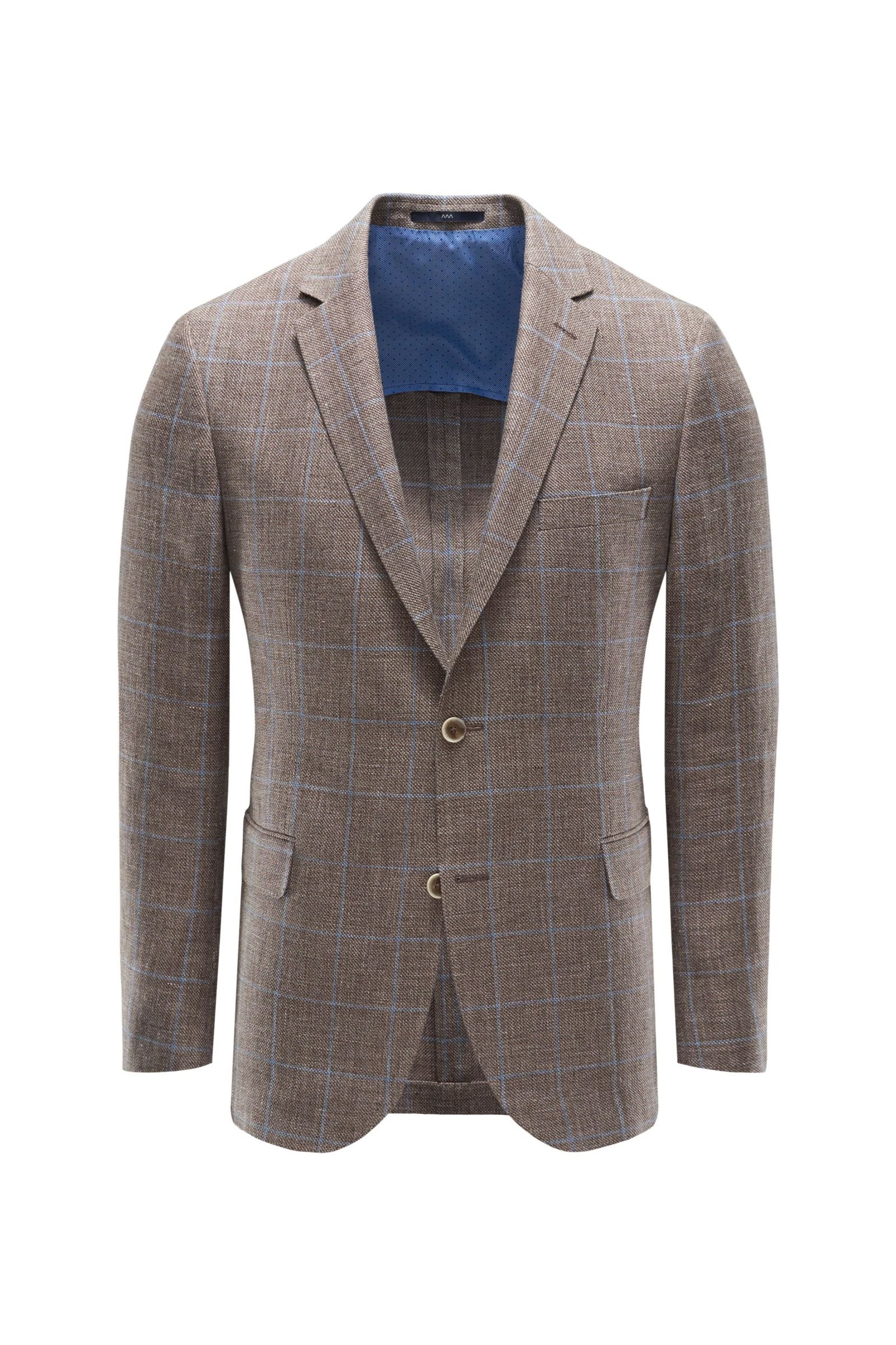 Smart-casual jacket 'Sean' light brown checked