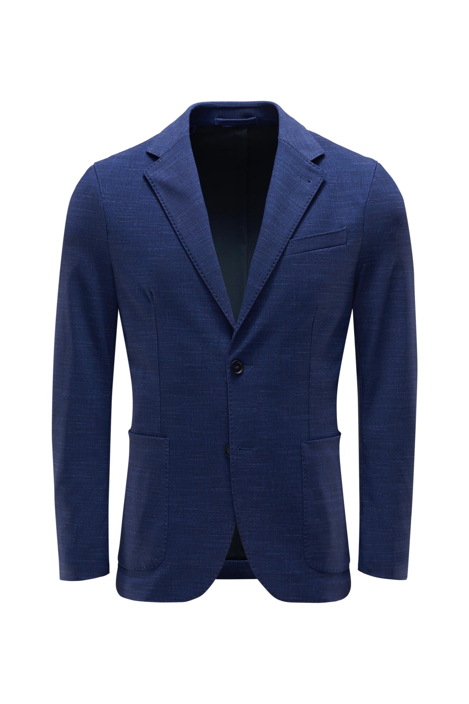 Jersey smart-casual jacket 'Dante' dark blue
