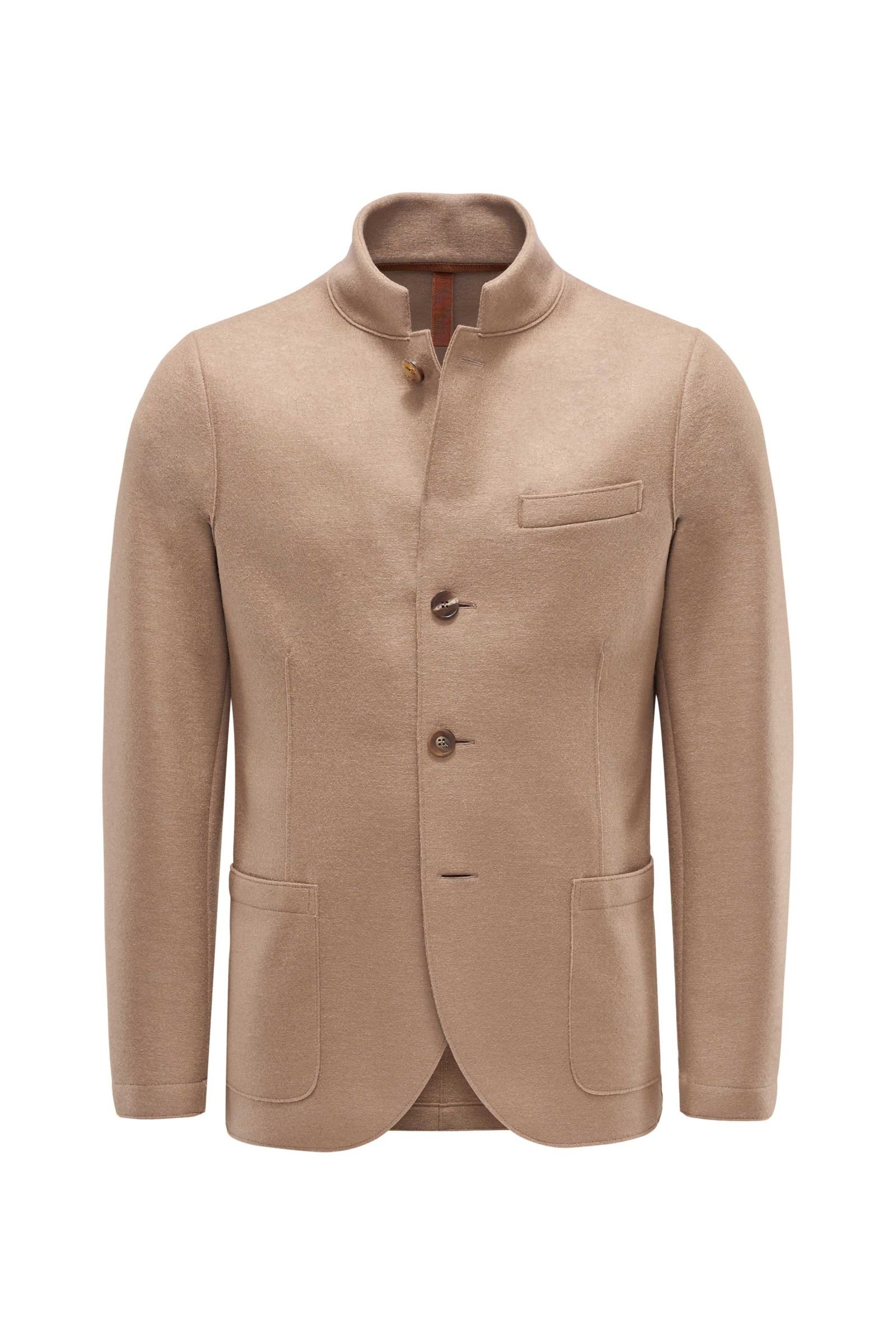 Smart-casual jacket light brown