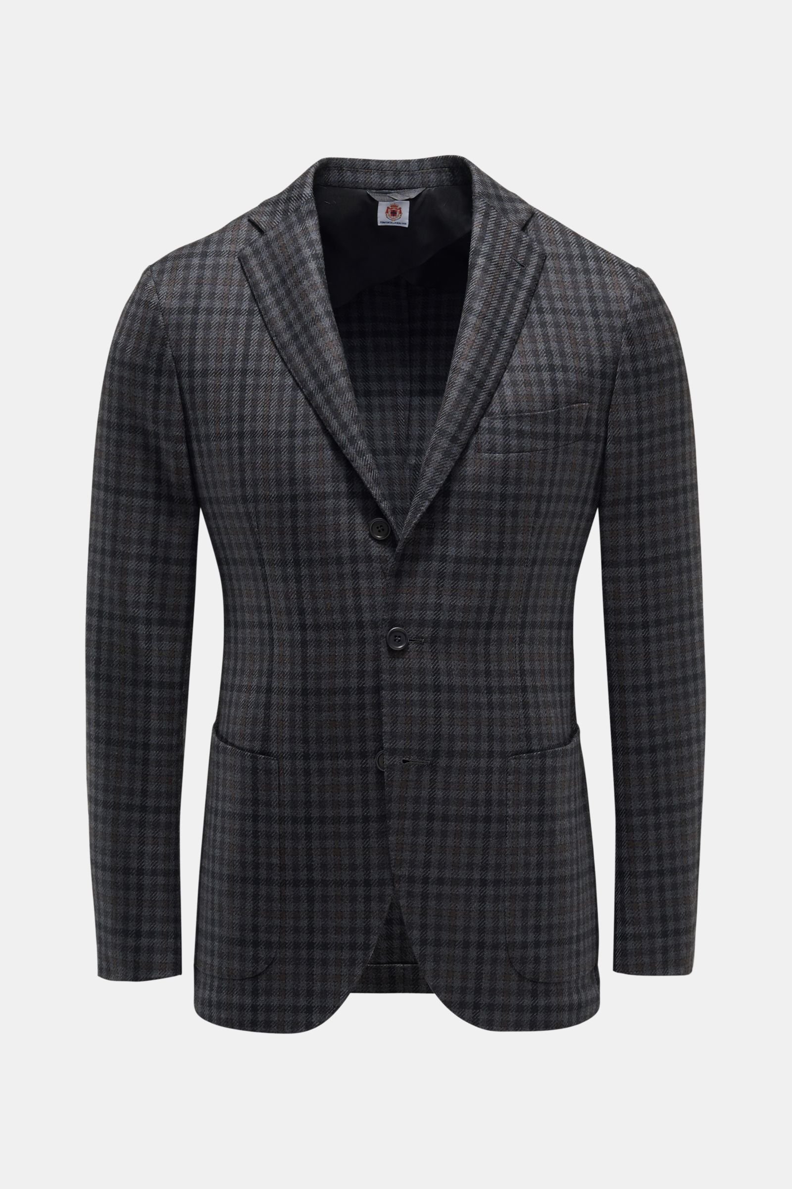 Smart-casual jacket 'Sorrento' dark grey checked