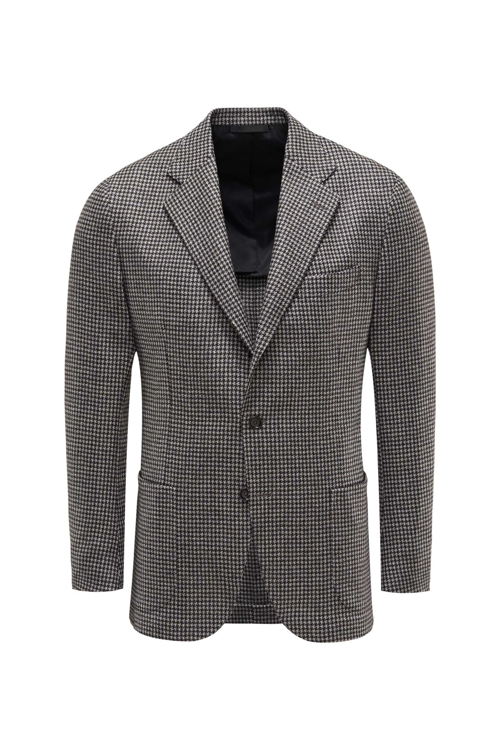 Smart-casual jacket 'Posillipo' grey checked