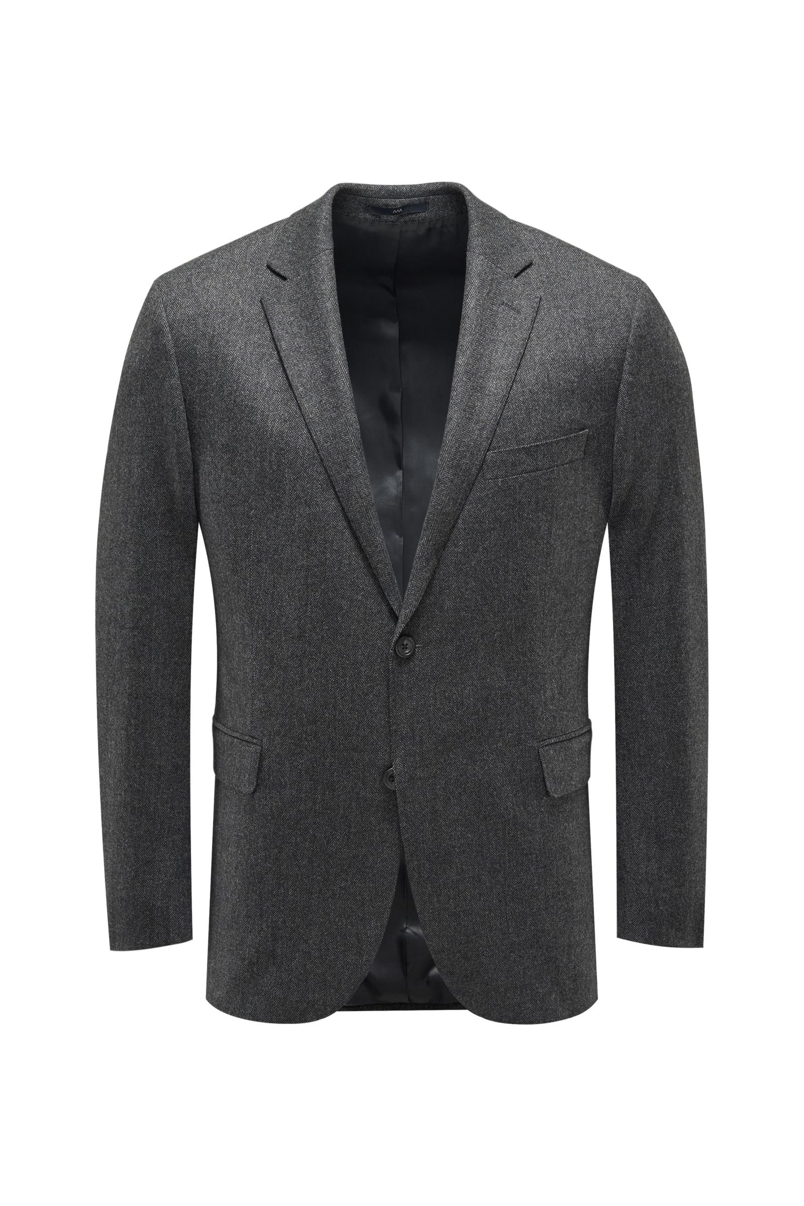 Smart-casual jacket 'Sean' dark grey checked