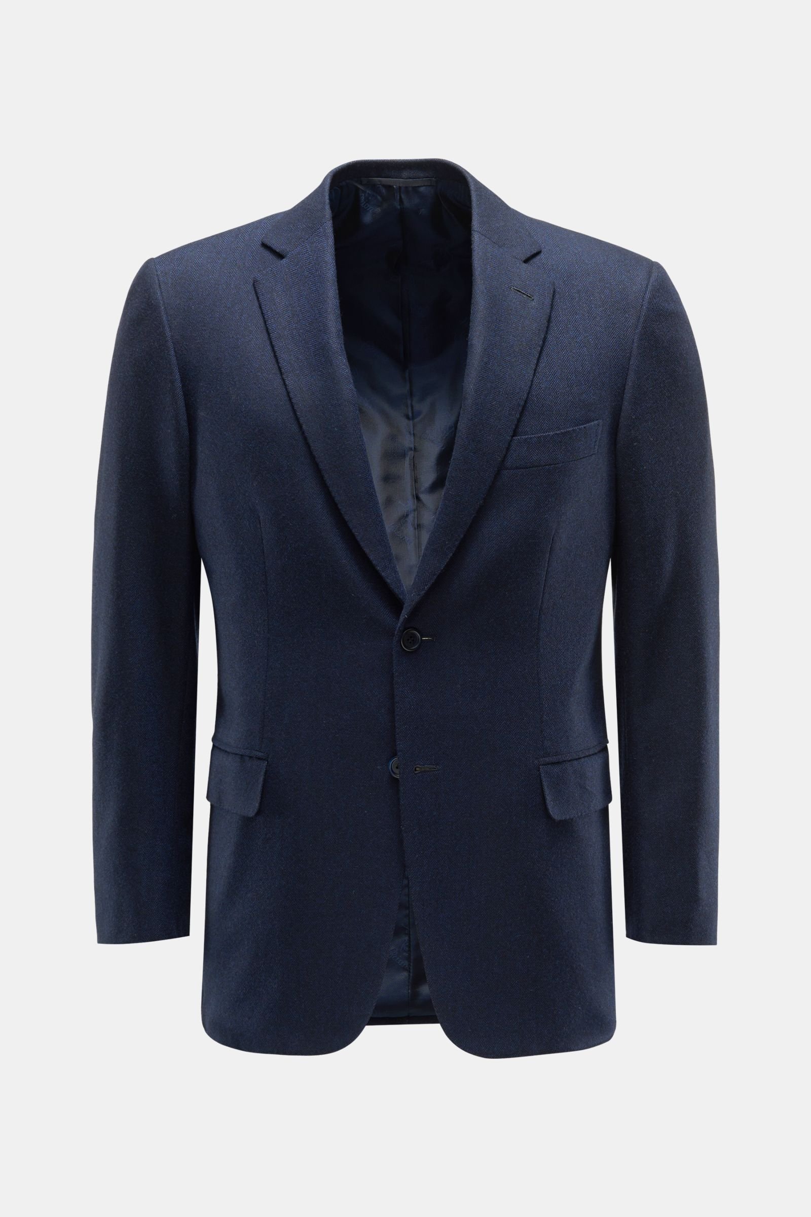 Cashmere smart-casual jacket 'Brunico' navy patterned