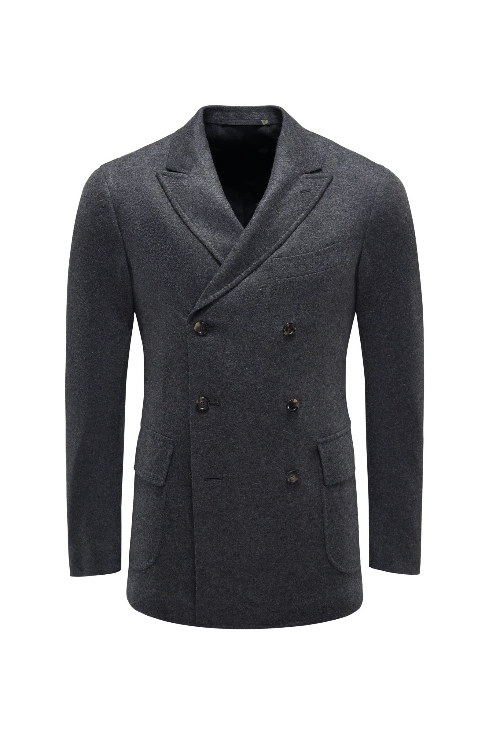 Cashmere smart-casual jacket 'Flavio' dark grey