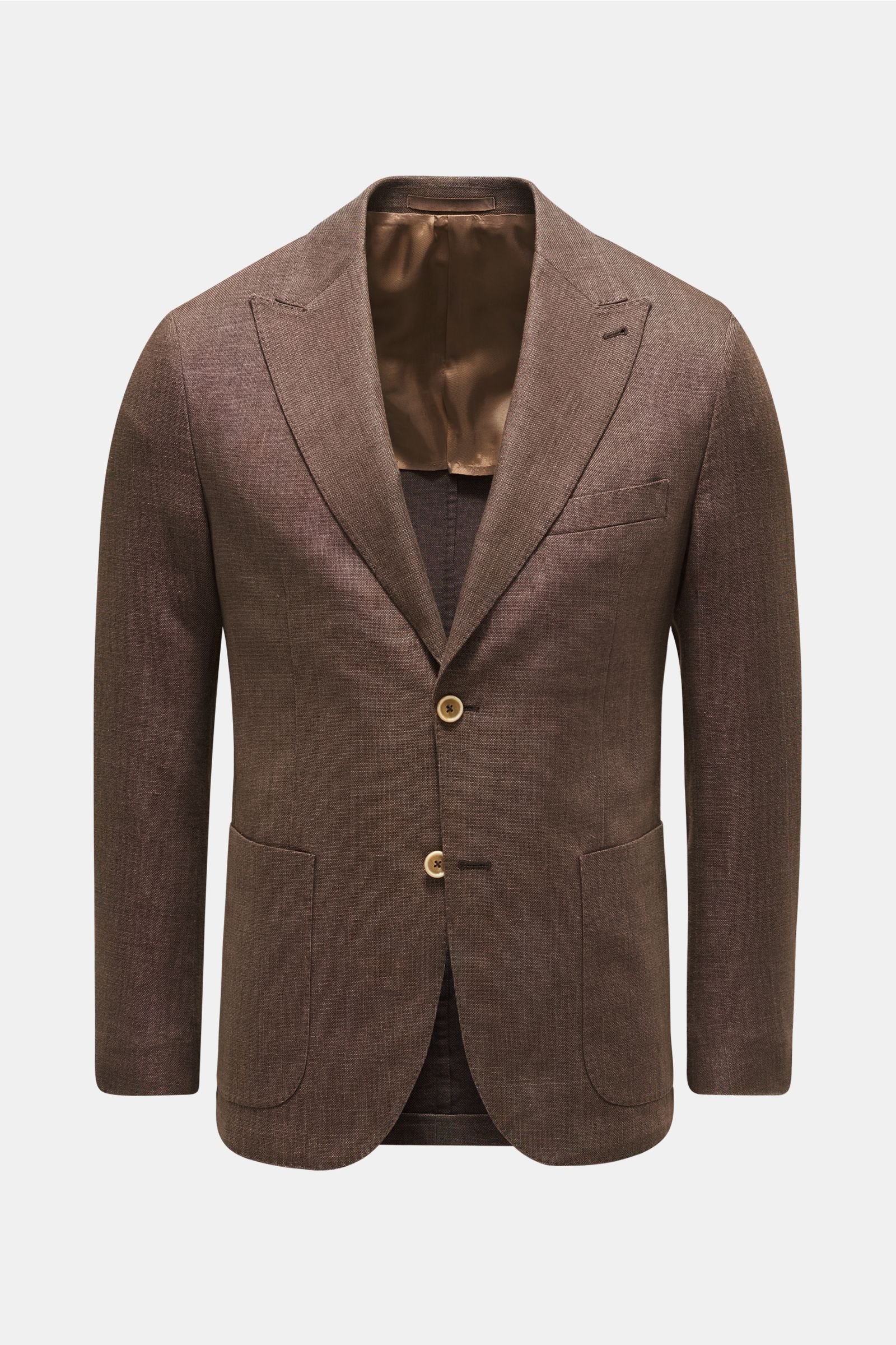 Smart-casual jacket dark brown