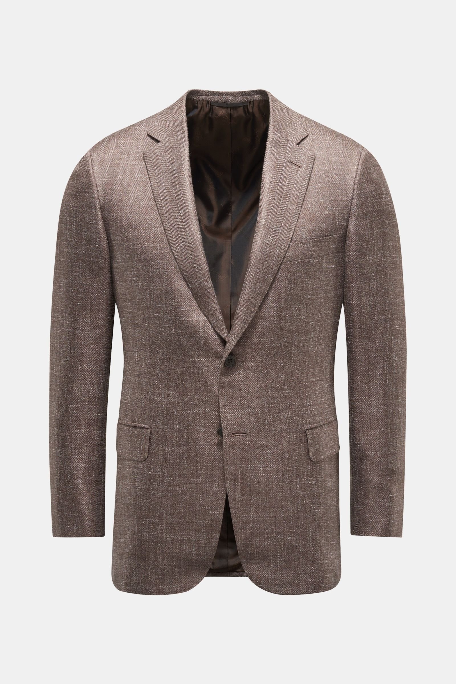 Smart-casual jacket 'Brunico' grey-brown