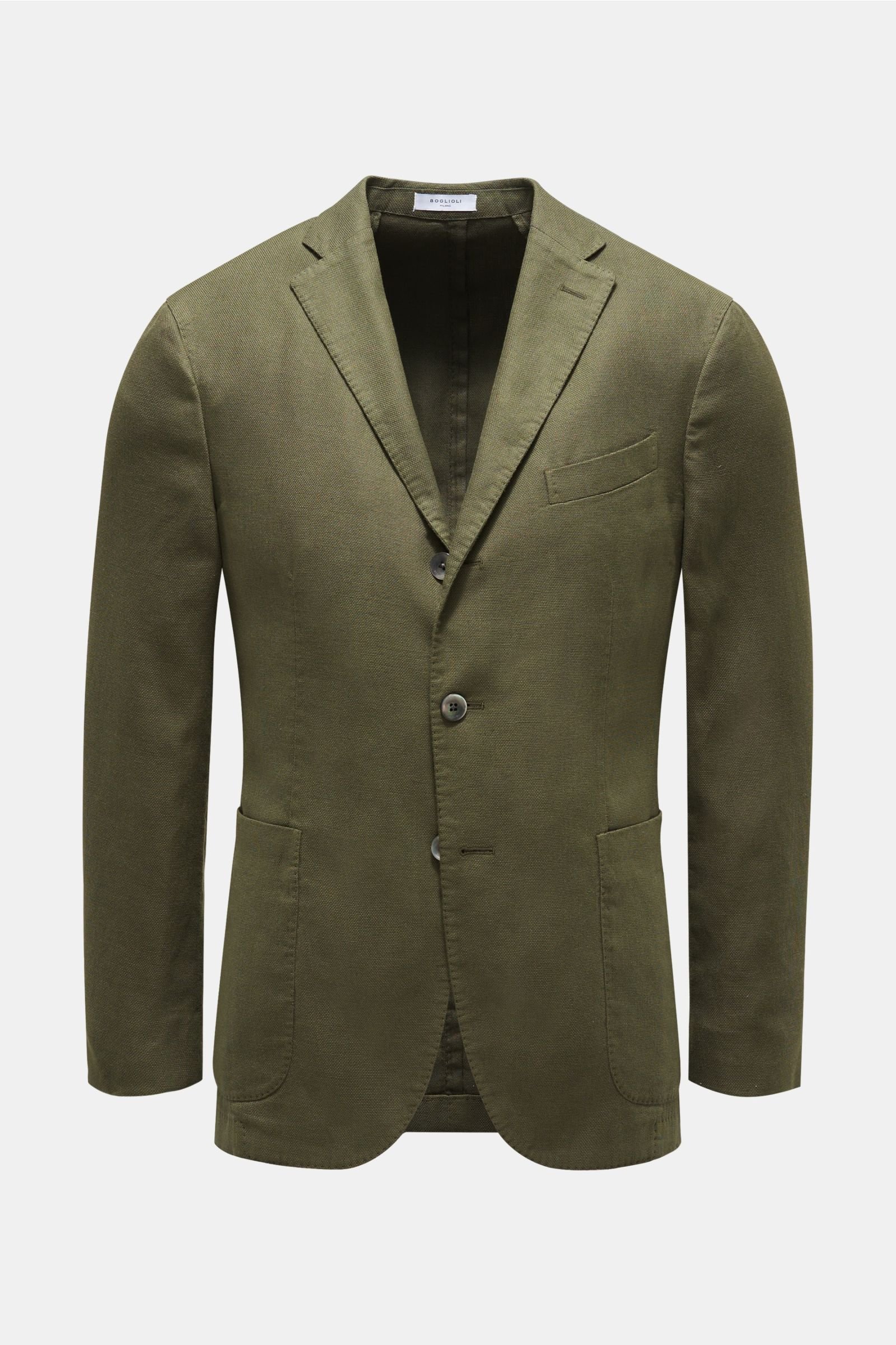 Smart-casual jacket olive