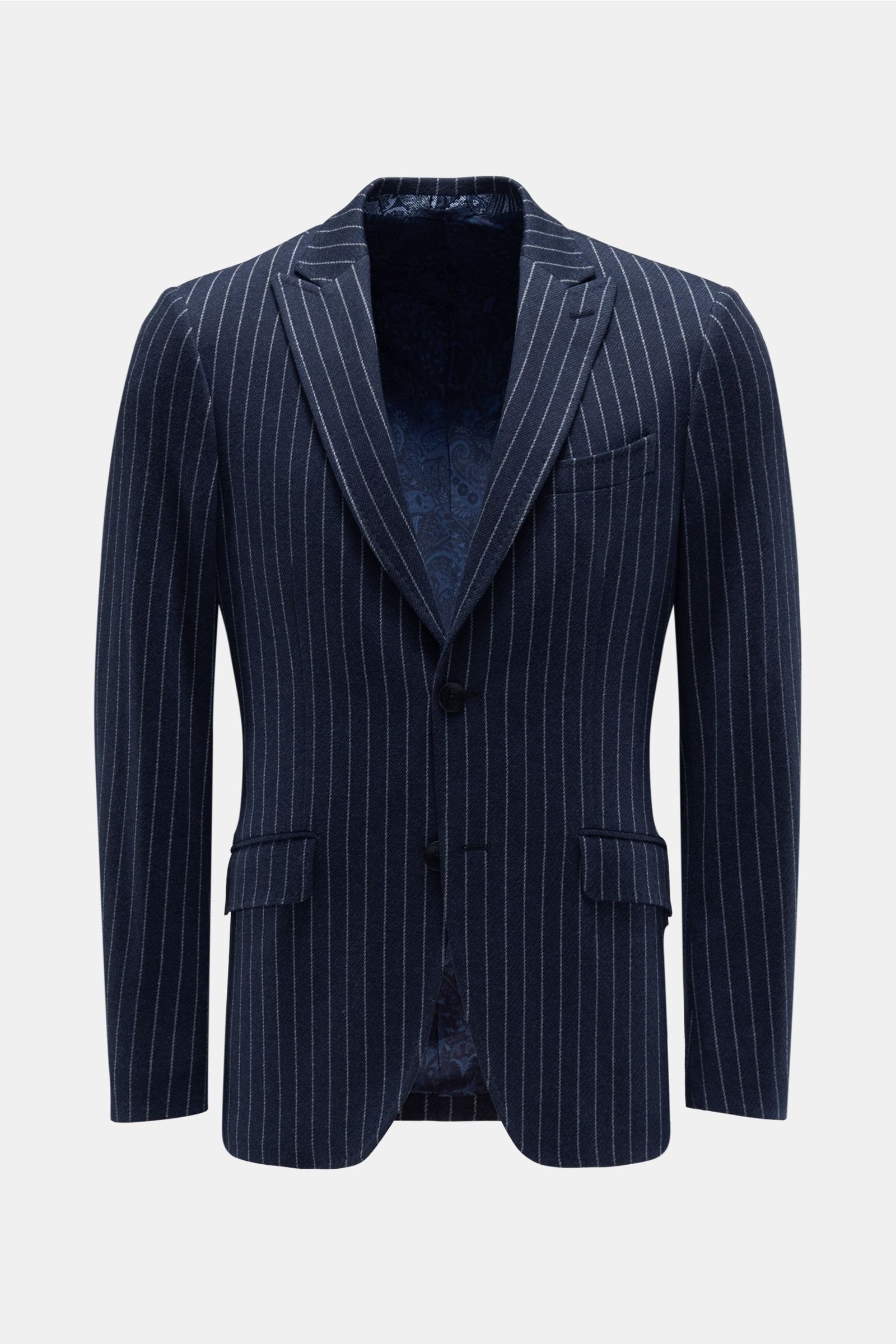 Smart-casual jacket navy striped