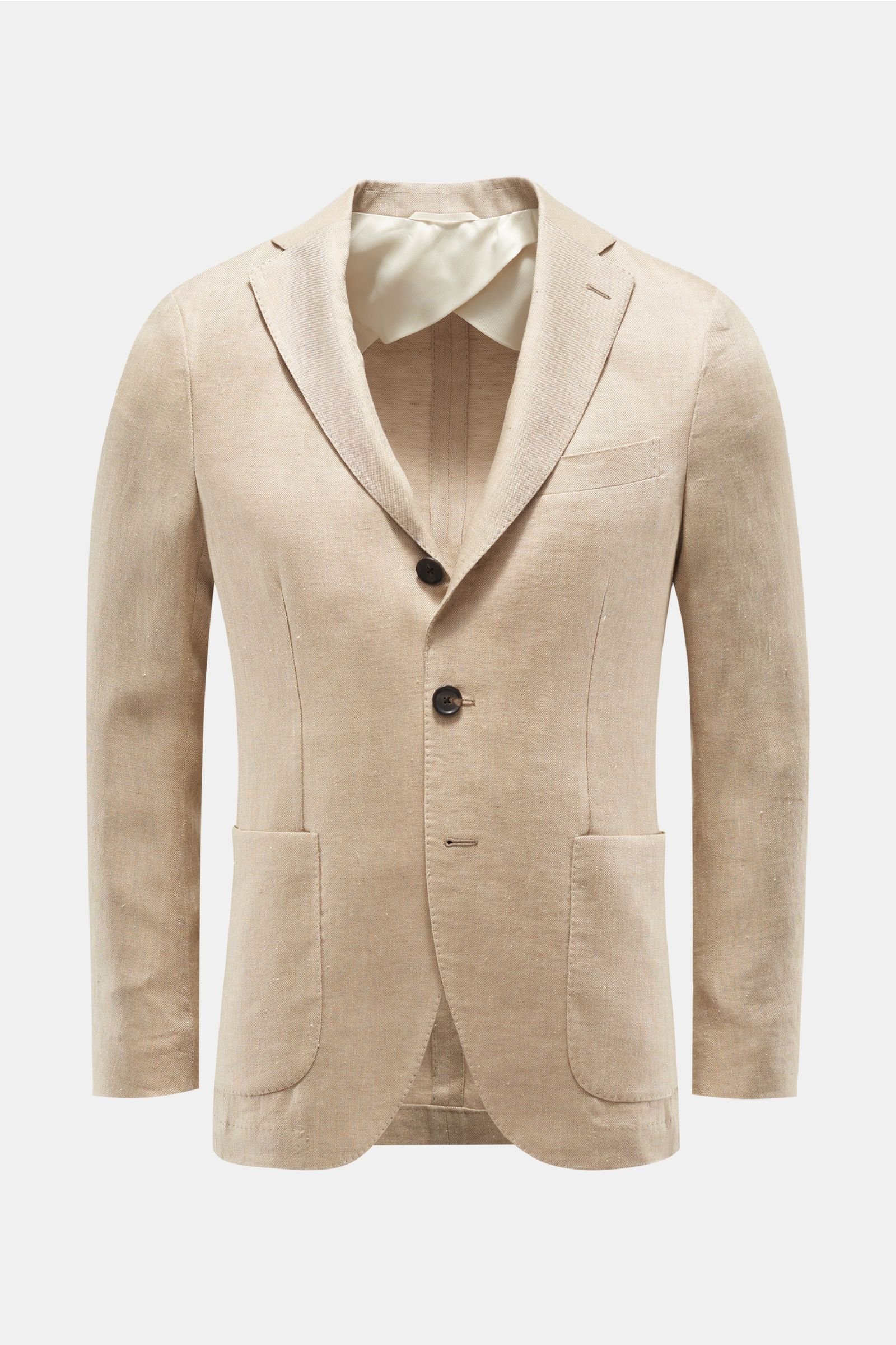 Linen jacket 'Aanzio' beige