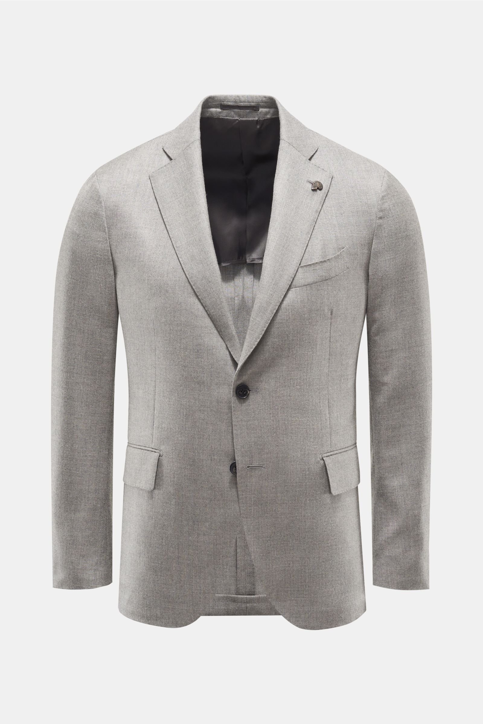 Cashmere smart-casual jacket grey