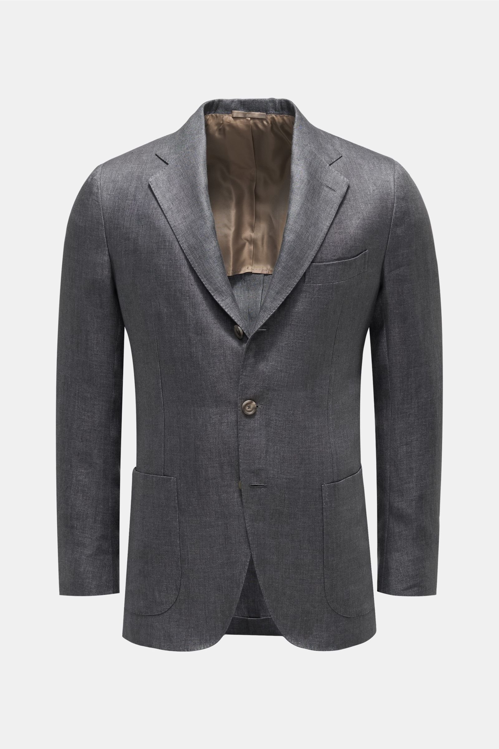 Linen smart-casual jacket 'Posillipo' dark grey
